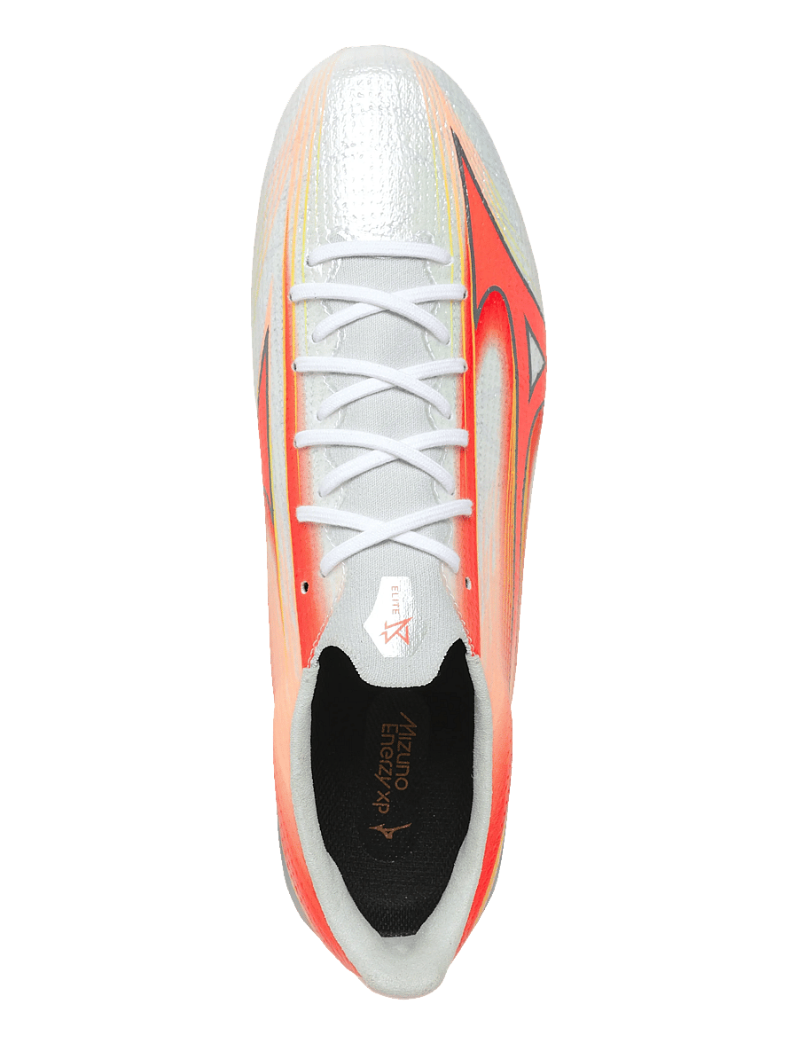 Mizuno - MIZUNO α III ELITE AG(U) - fußballstiefel - white/lava orange/evening primrose - 3