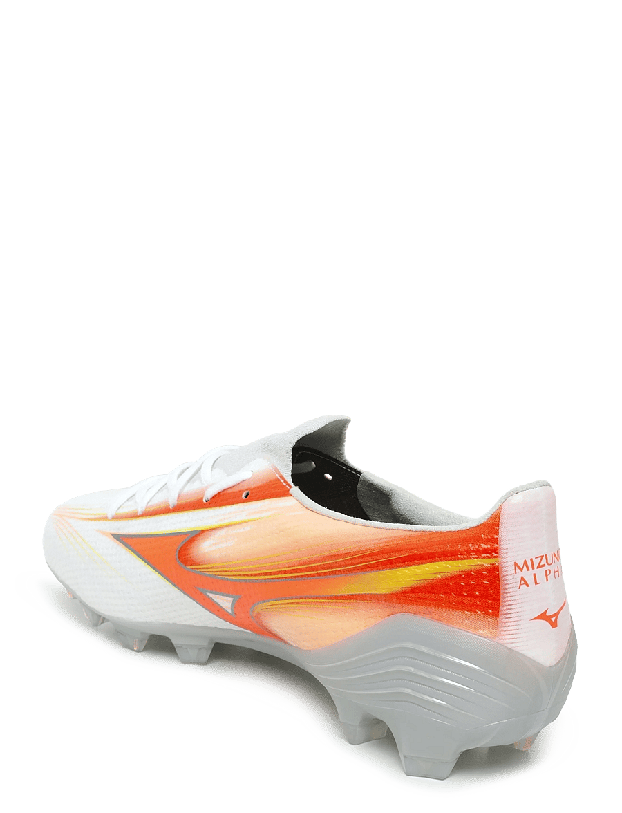 Mizuno - MIZUNO α III PRO(U) - fußballstiefel - white/lava orange/evening primrose - 2