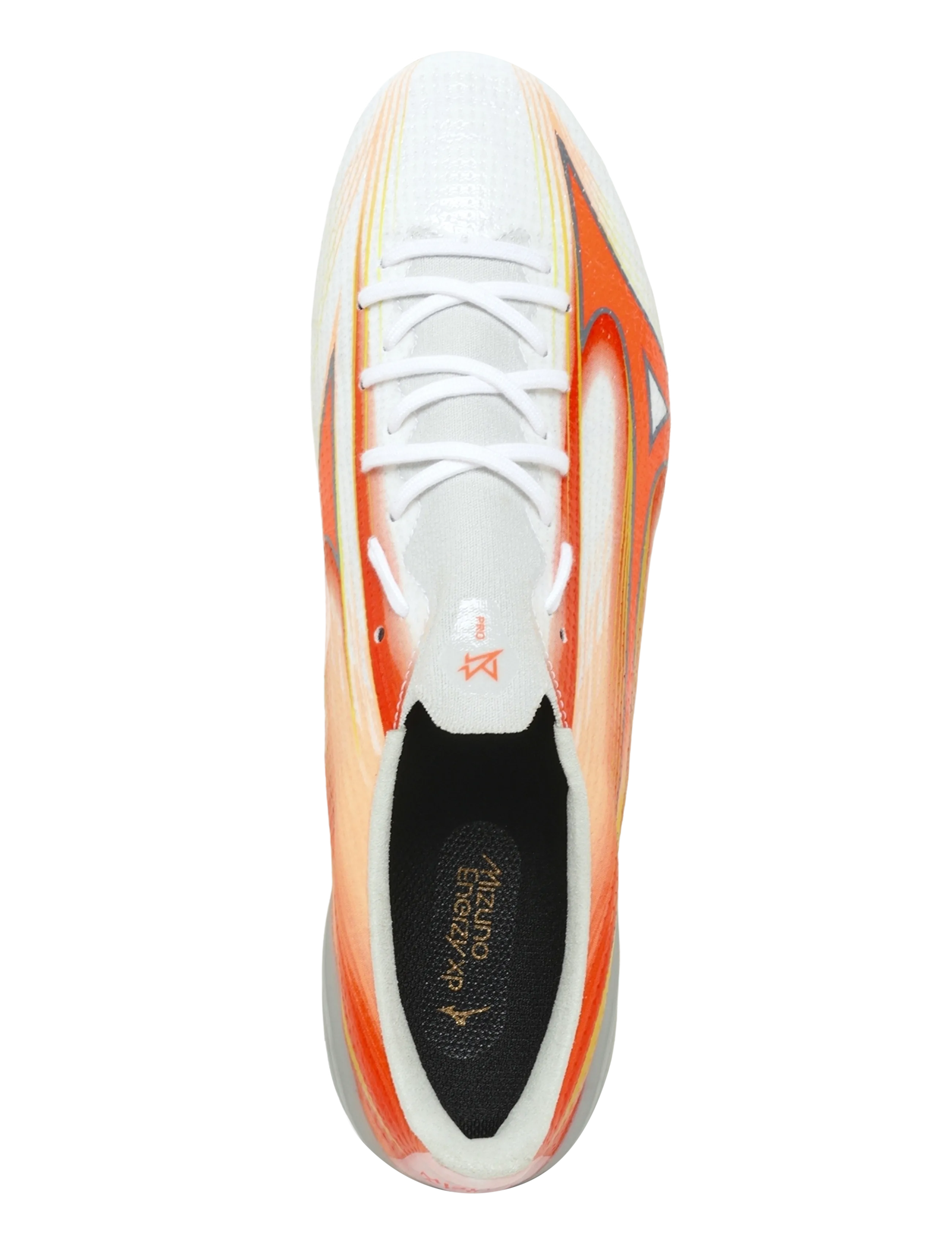 Mizuno - MIZUNO α III PRO(U) - fußballstiefel - white/lava orange/evening primrose - 3