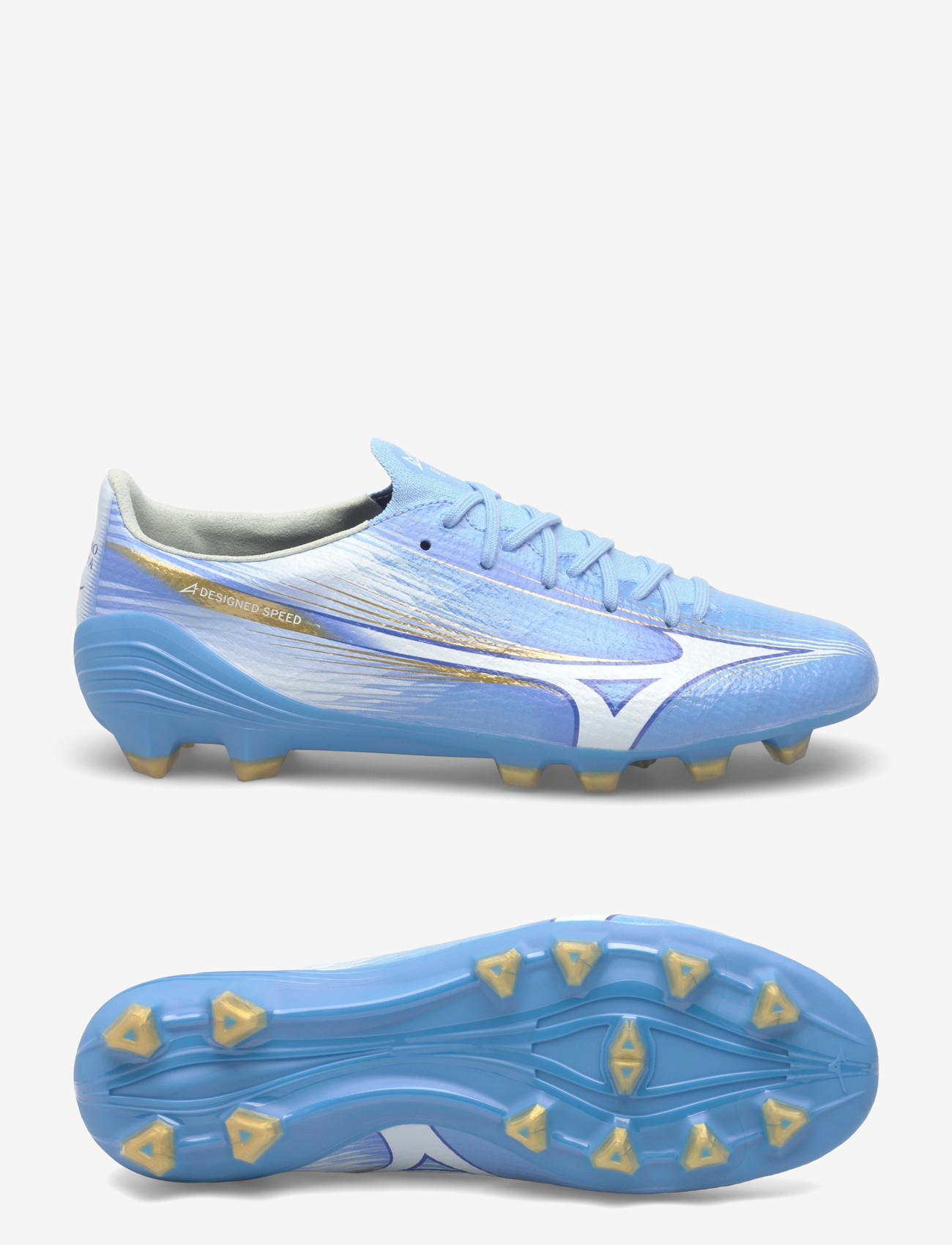Mizuno - MIZUNO α III PRO(U) - fotbollsskor - celeste/white - 0