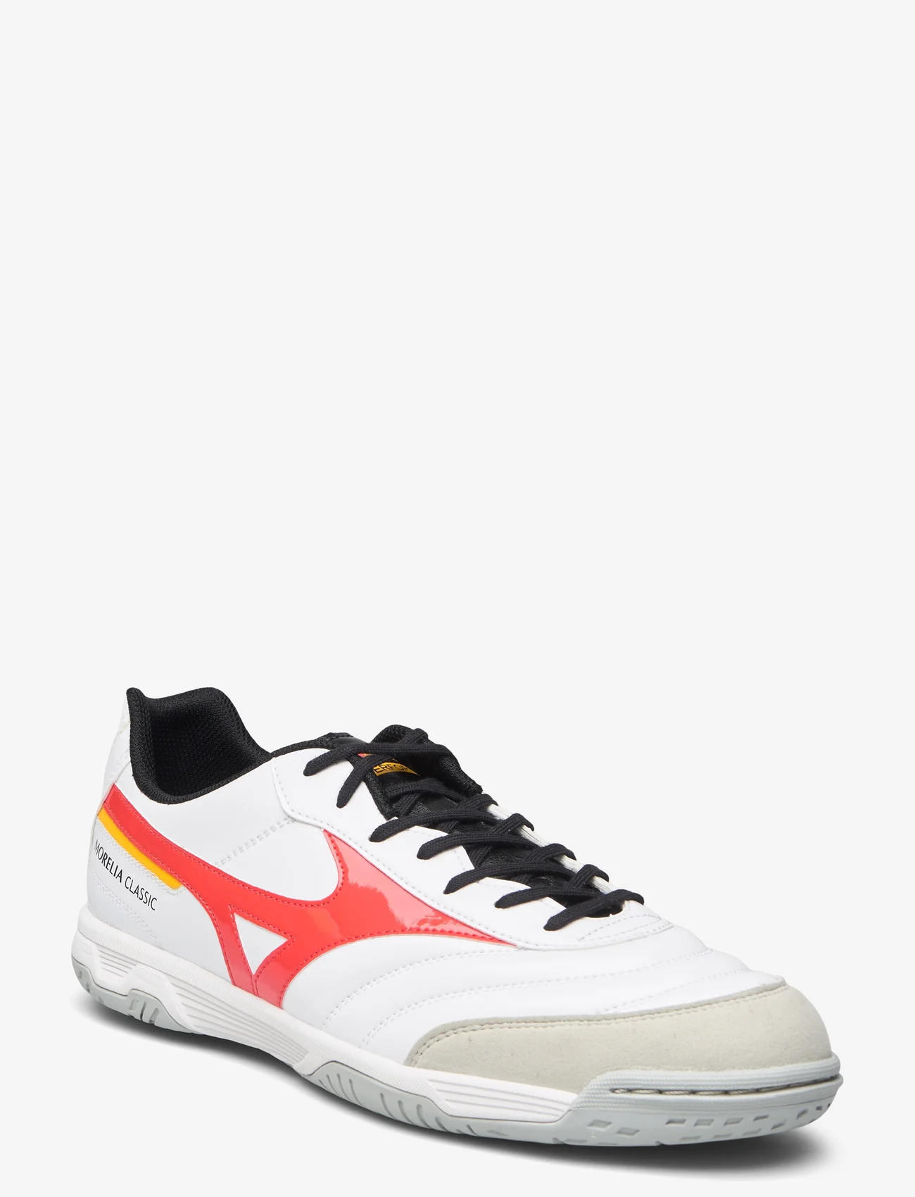 Mizuno - MORELIA SALA CLASSIC IN(U) - buty do sportów halowych - white/radiant red/citrus - 1