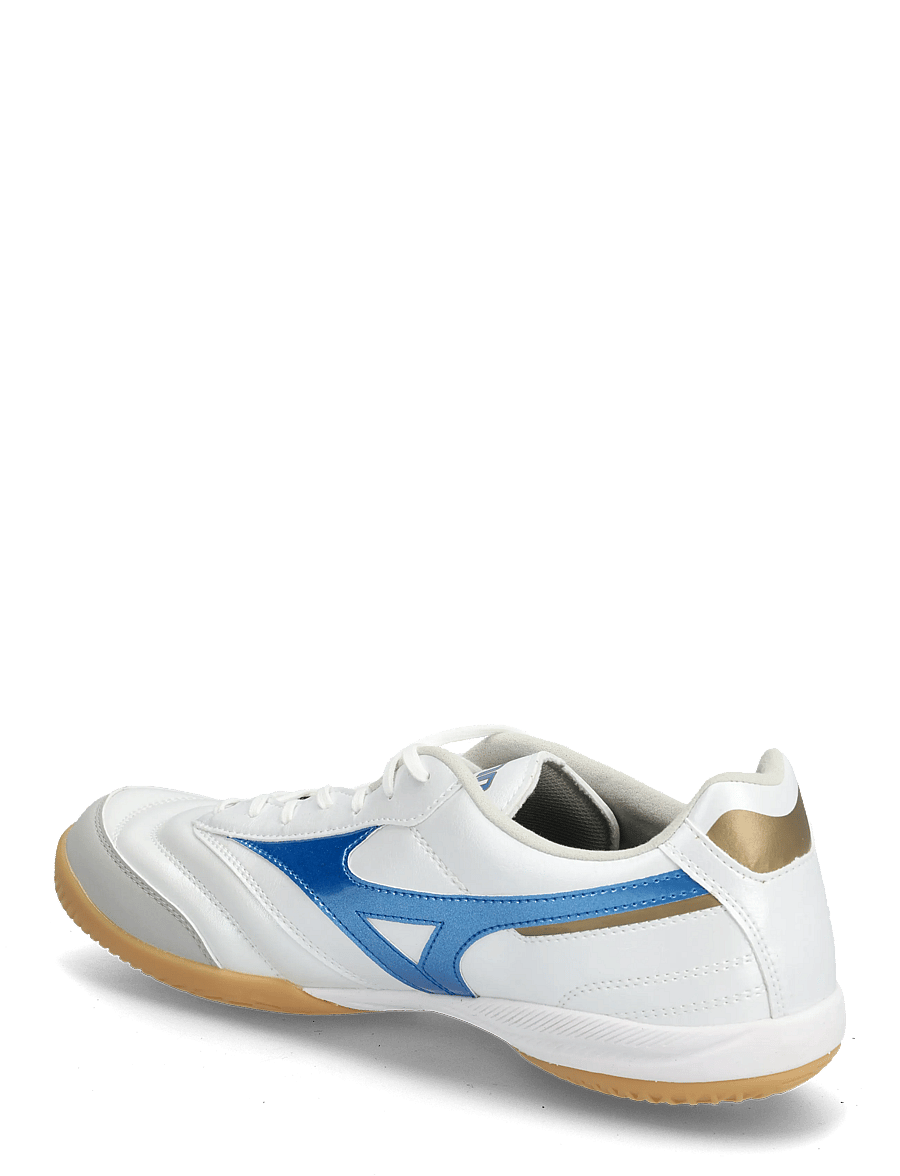 Mizuno - MORELIA SALA PRO IN(U) - uždarų patalpų sporto bateliai - white/laser blue/gold - 2