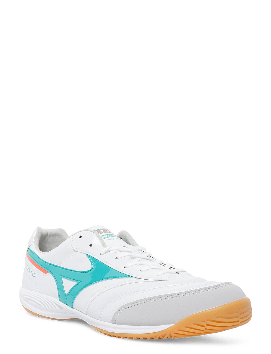 Mizuno - MORELIA SALA PRO IN(U) - inomhusskor - white/arcadia/lava orange - 0