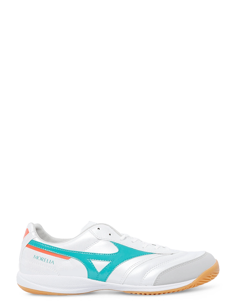 Mizuno - MORELIA SALA PRO IN(U) - inomhusskor - white/arcadia/lava orange - 2
