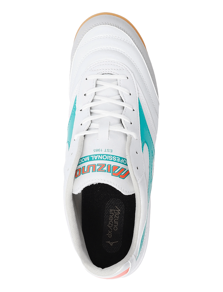 Mizuno - MORELIA SALA PRO IN(U) - inomhusskor - white/arcadia/lava orange - 3