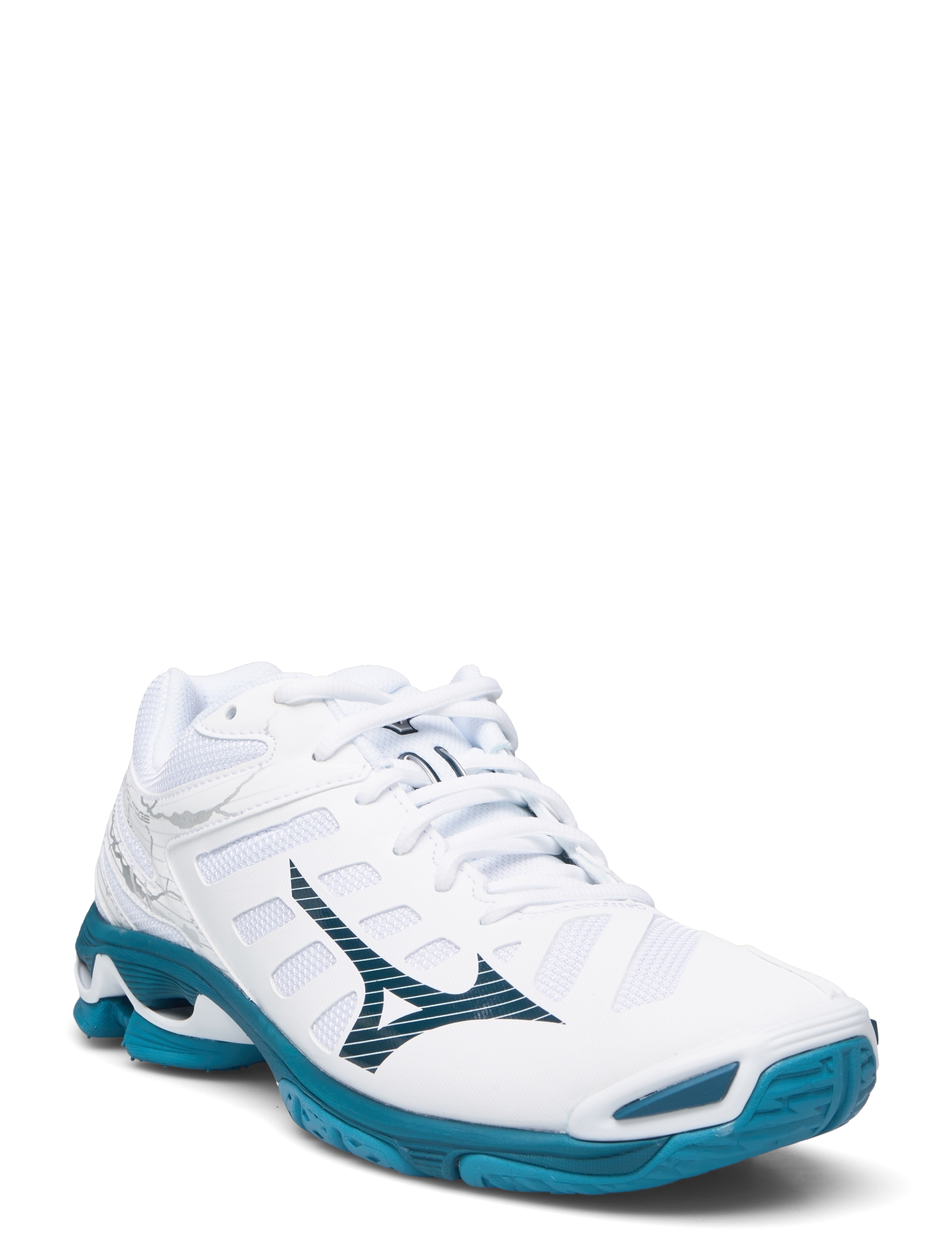 Mizuno - WAVE VOLTAGE - white/moroccan blue/silver - 0
