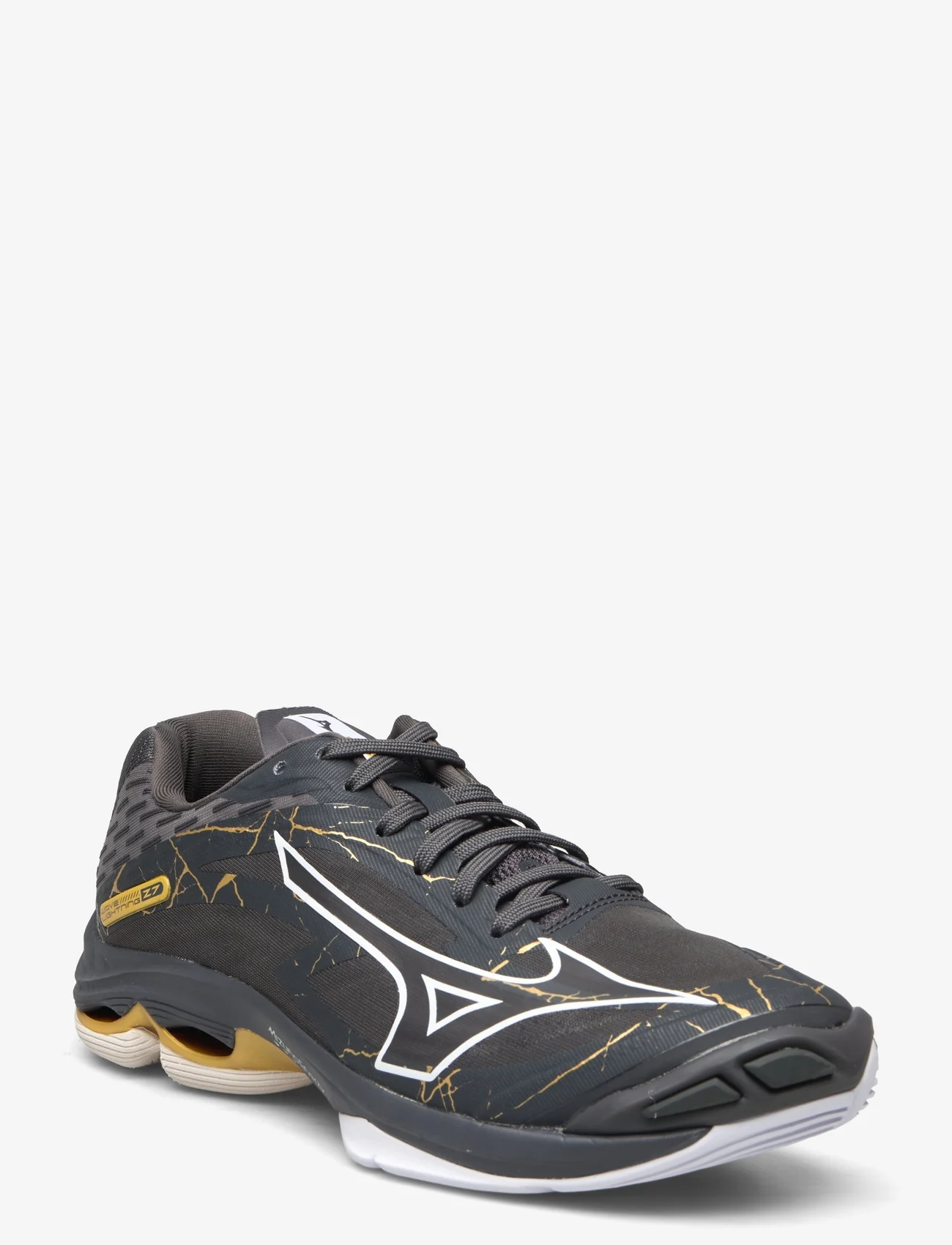 Mizuno - WAVE LIGHTNING Z7 - indoor sports shoes - black oyster/mp gold/iron gate - 0