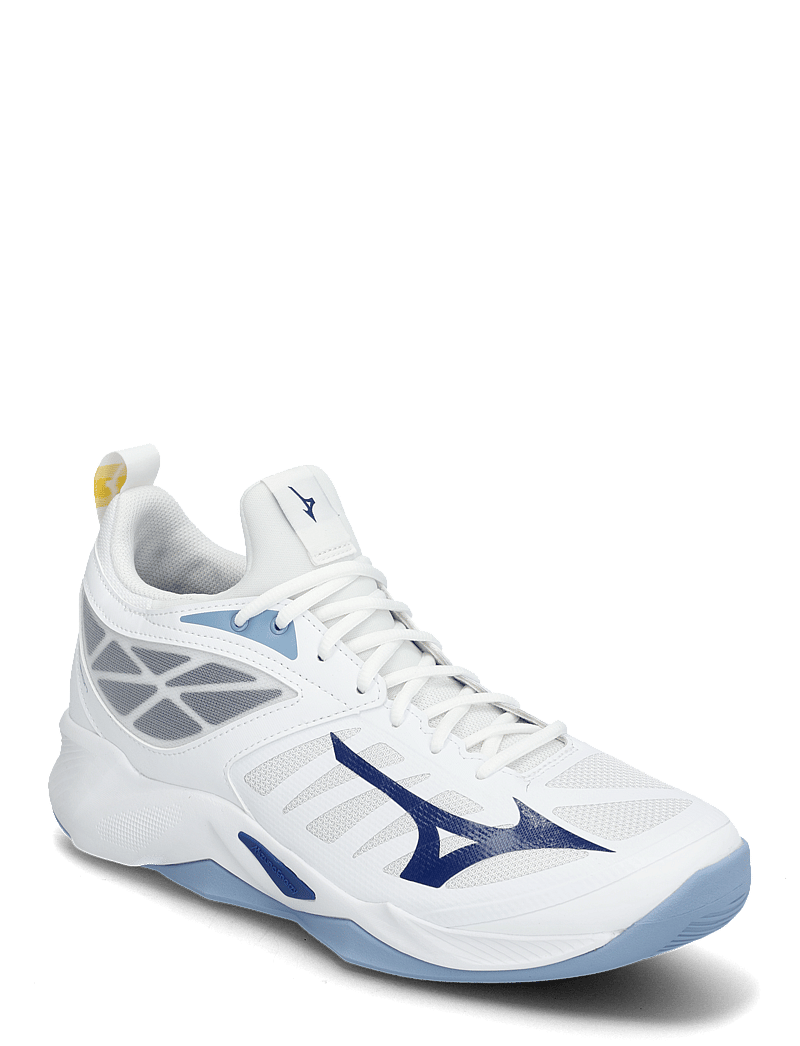 Mizuno - WAVE DIMENSION(U) - inomhusskor - white/bellwether blue/bel air blue - 0
