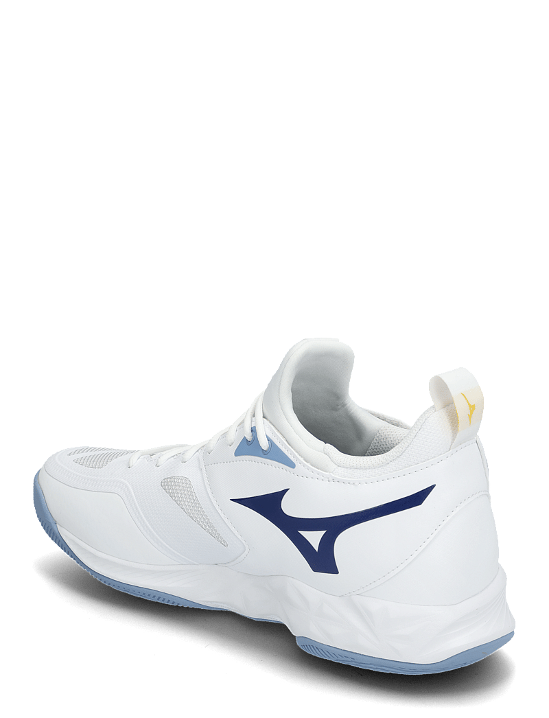 Mizuno - WAVE DIMENSION(U) - inomhusskor - white/bellwether blue/bel air blue - 2