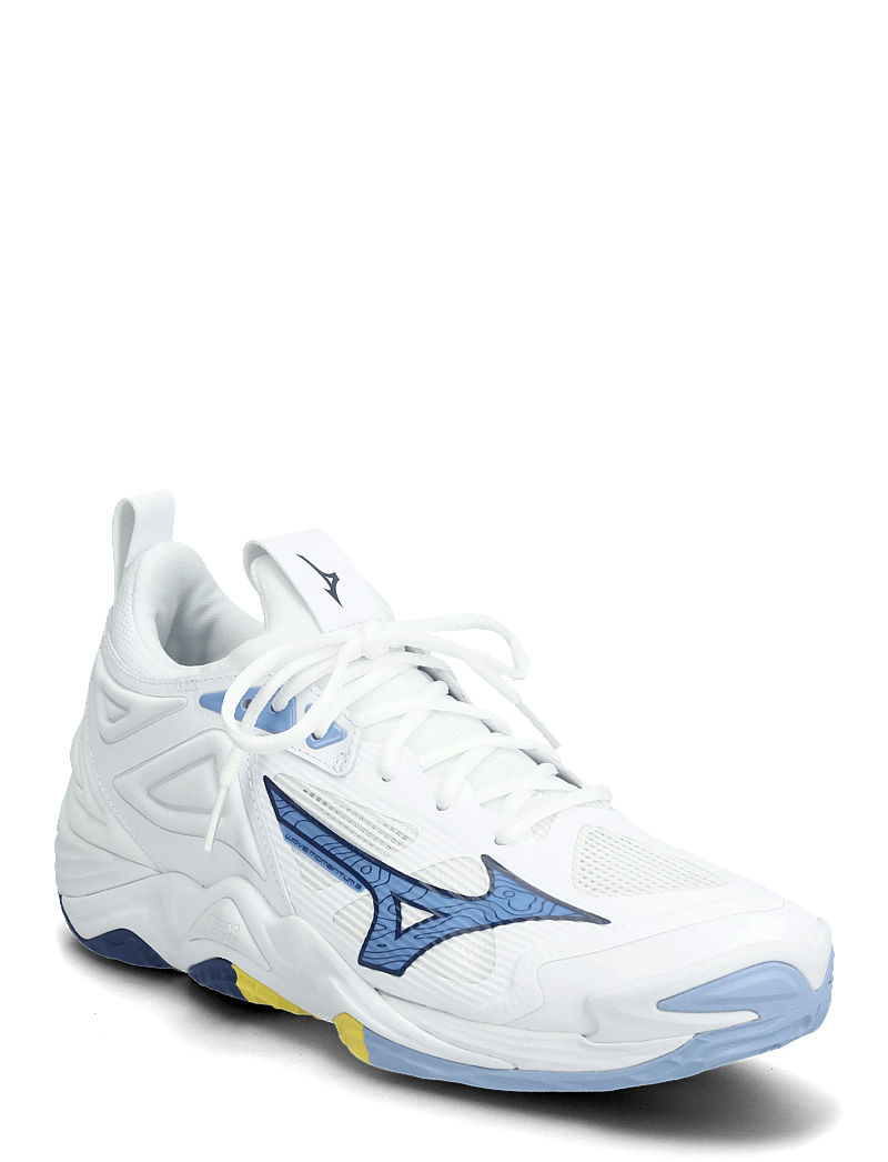 Mizuno - WAVE MOMENTUM 3(U) - indendørs sportssko - white/bellwether blue/bel air blue - 0
