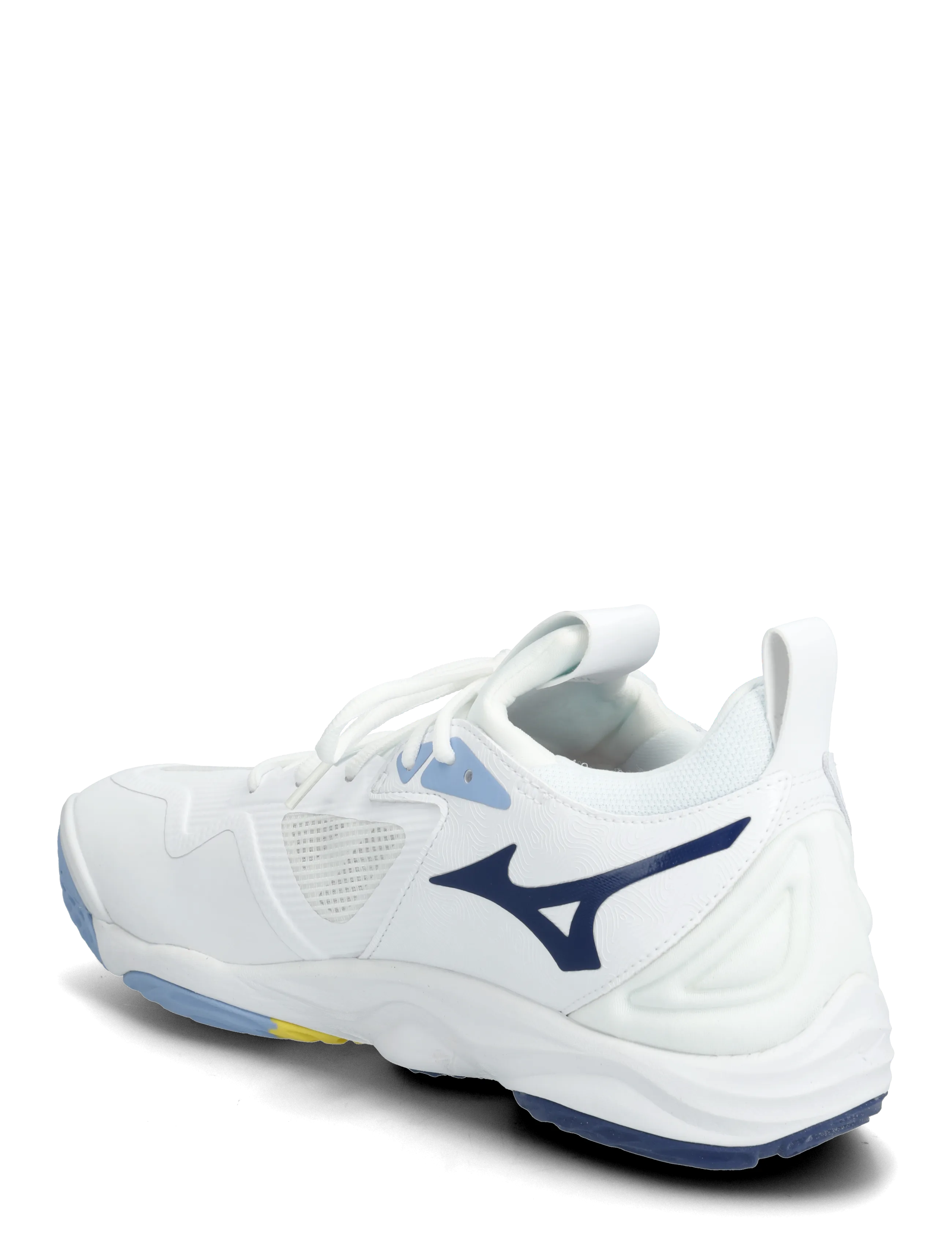 Mizuno - WAVE MOMENTUM 3(U) - iekštelpu sporta apavi - white/bellwether blue/bel air blue - 2