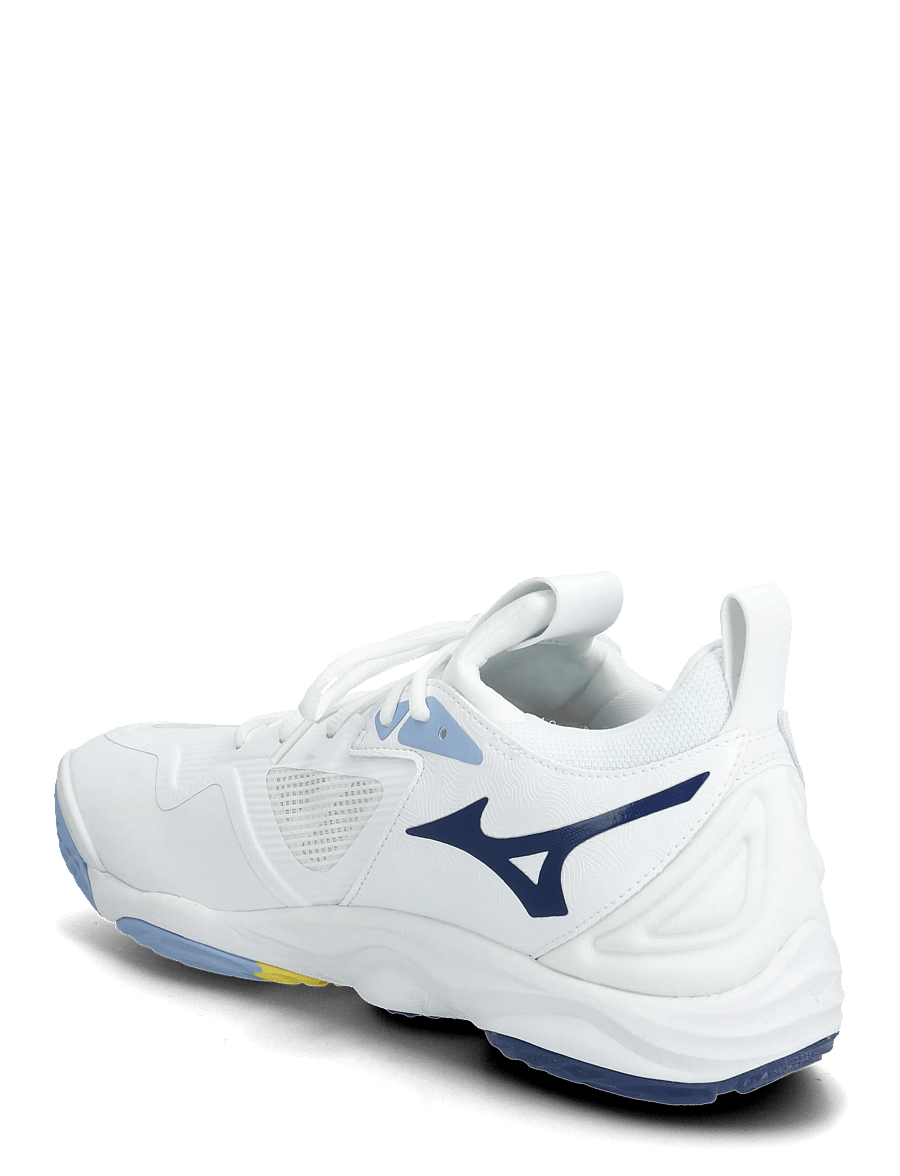 Mizuno - WAVE MOMENTUM 3(U) - iekštelpu sporta apavi - white/bellwether blue/bel air blue - 2