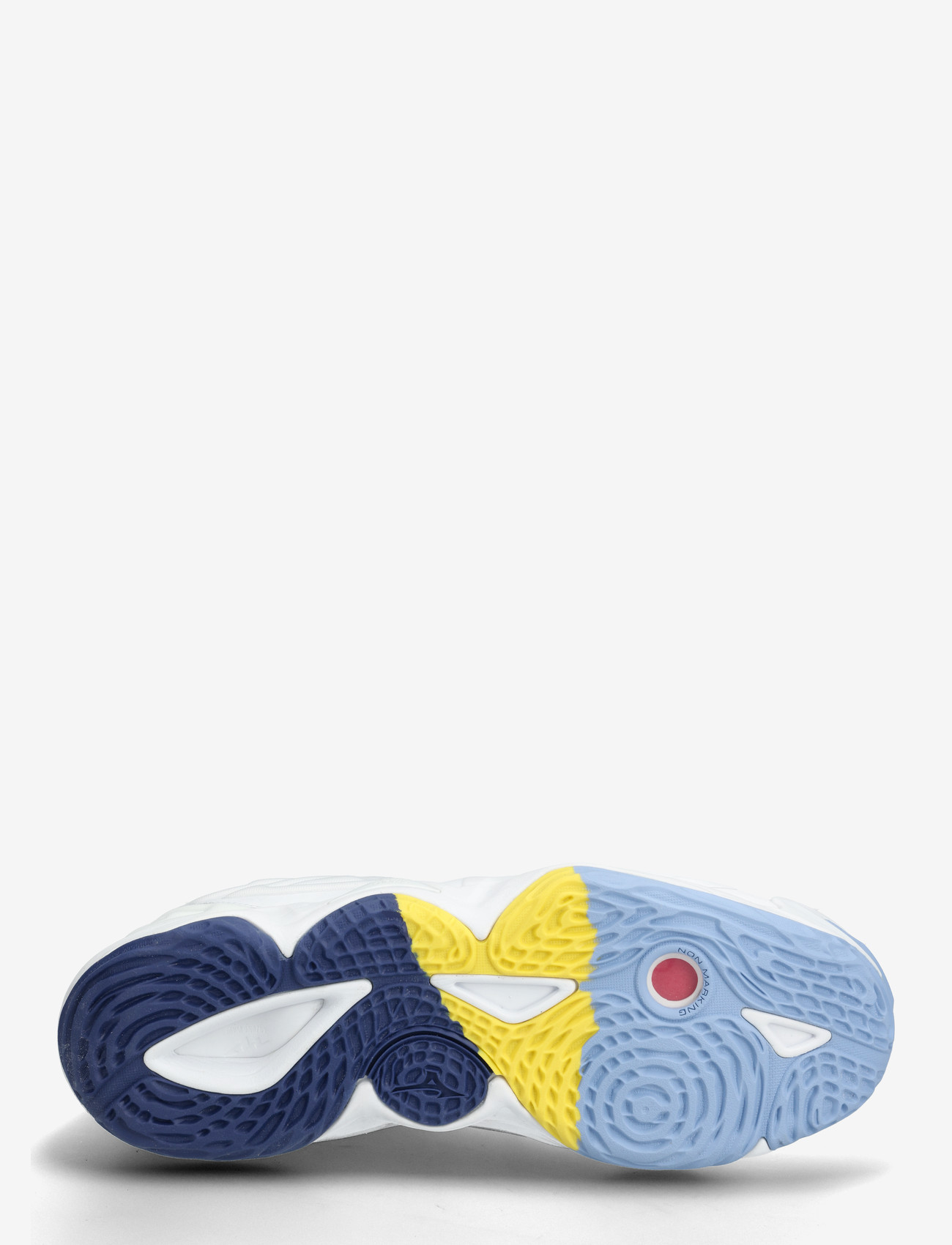 Mizuno - WAVE MOMENTUM 3(U) - indendørs sportssko - white/bellwether blue/bel air blue - 4