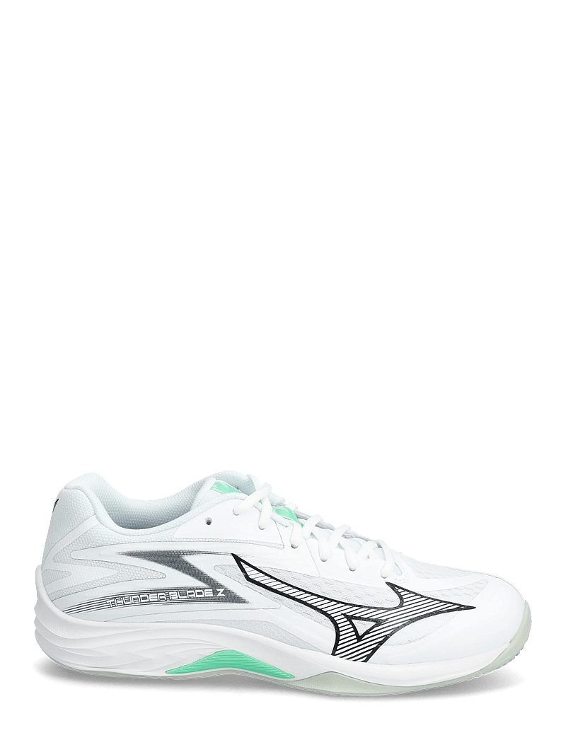 Mizuno - THUNDER BLADE Z(U) - indoor sports shoes - white/black/frozen emerald - 1