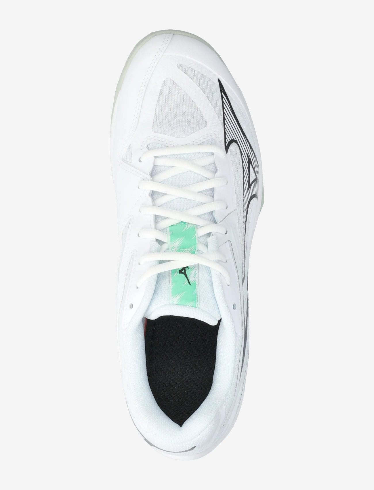 Mizuno - THUNDER BLADE Z(U) - indoor sports shoes - white/black/frozen emerald - 3