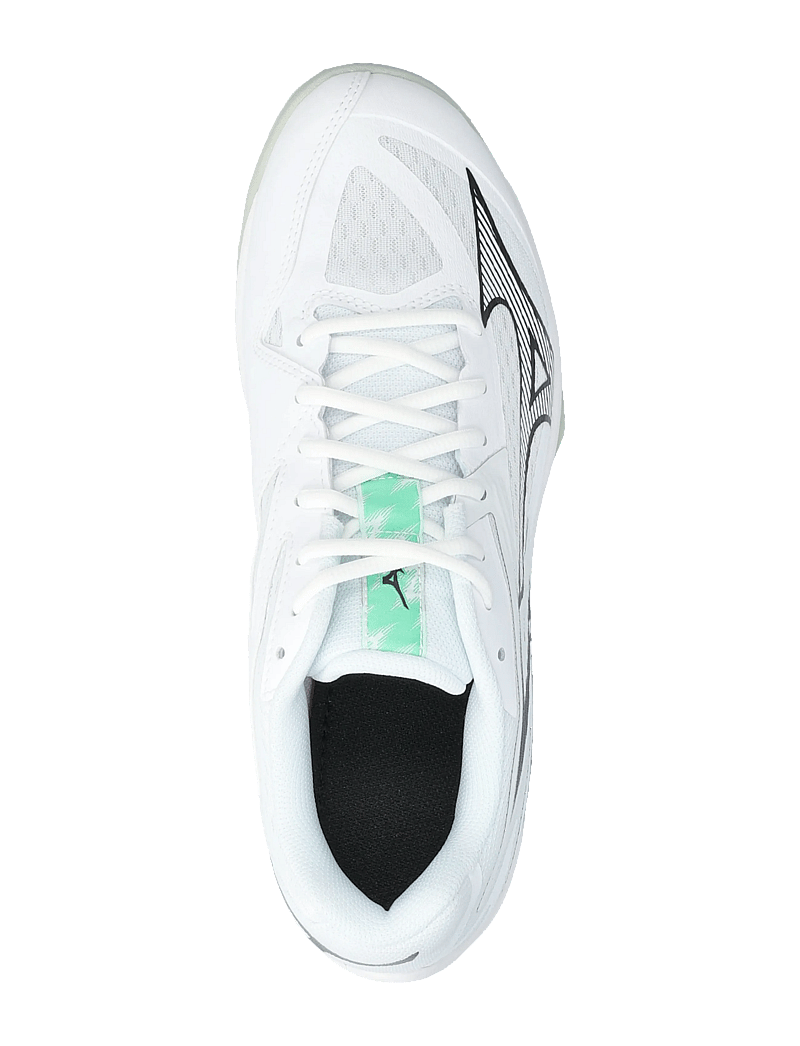 Mizuno - THUNDER BLADE Z(U) - indoor sports shoes - white/black/frozen emerald - 3