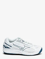 Mizuno - CYCLONE SPEED 4(U) - indoor sports shoes - white/moroccan blue/silver - 1