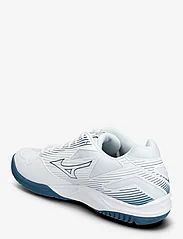Mizuno - CYCLONE SPEED 4(U) - indoor sports shoes - white/moroccan blue/silver - 2