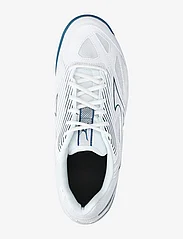 Mizuno - CYCLONE SPEED 4(U) - indoor sports shoes - white/moroccan blue/silver - 3