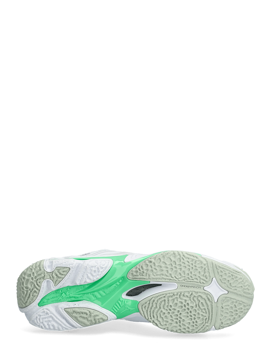 Mizuno - WAVE LIGHTNING Z8(U) - indoor-sportschuhe - white/black/frozen emerald - 4