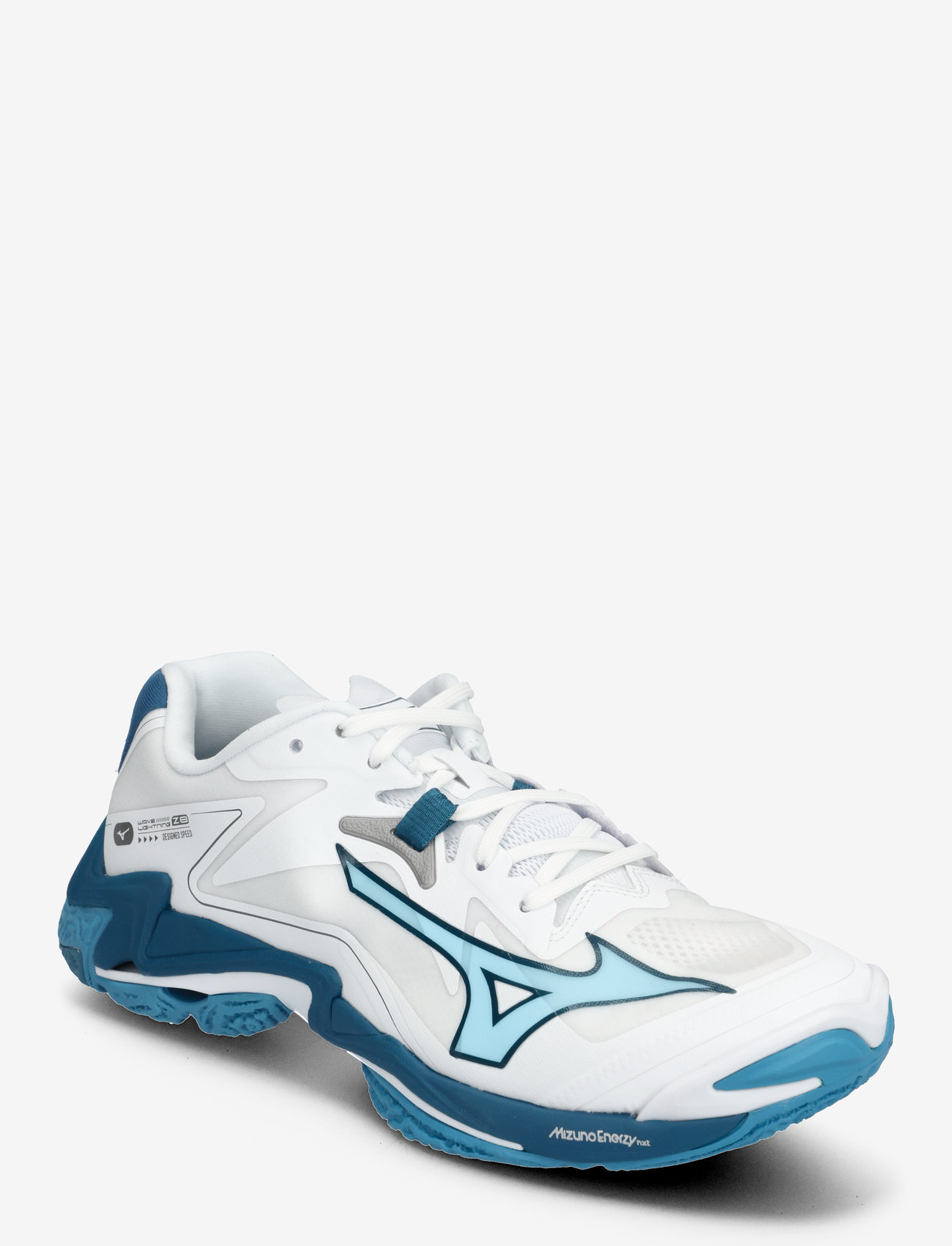 Mizuno - WAVE LIGHTNING Z8(U) - indendørs sportssko - white/moroccan blue/silver - 1