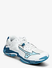 Mizuno - WAVE LIGHTNING Z8(U) - indoor sports shoes - white/moroccan blue/silver - 0