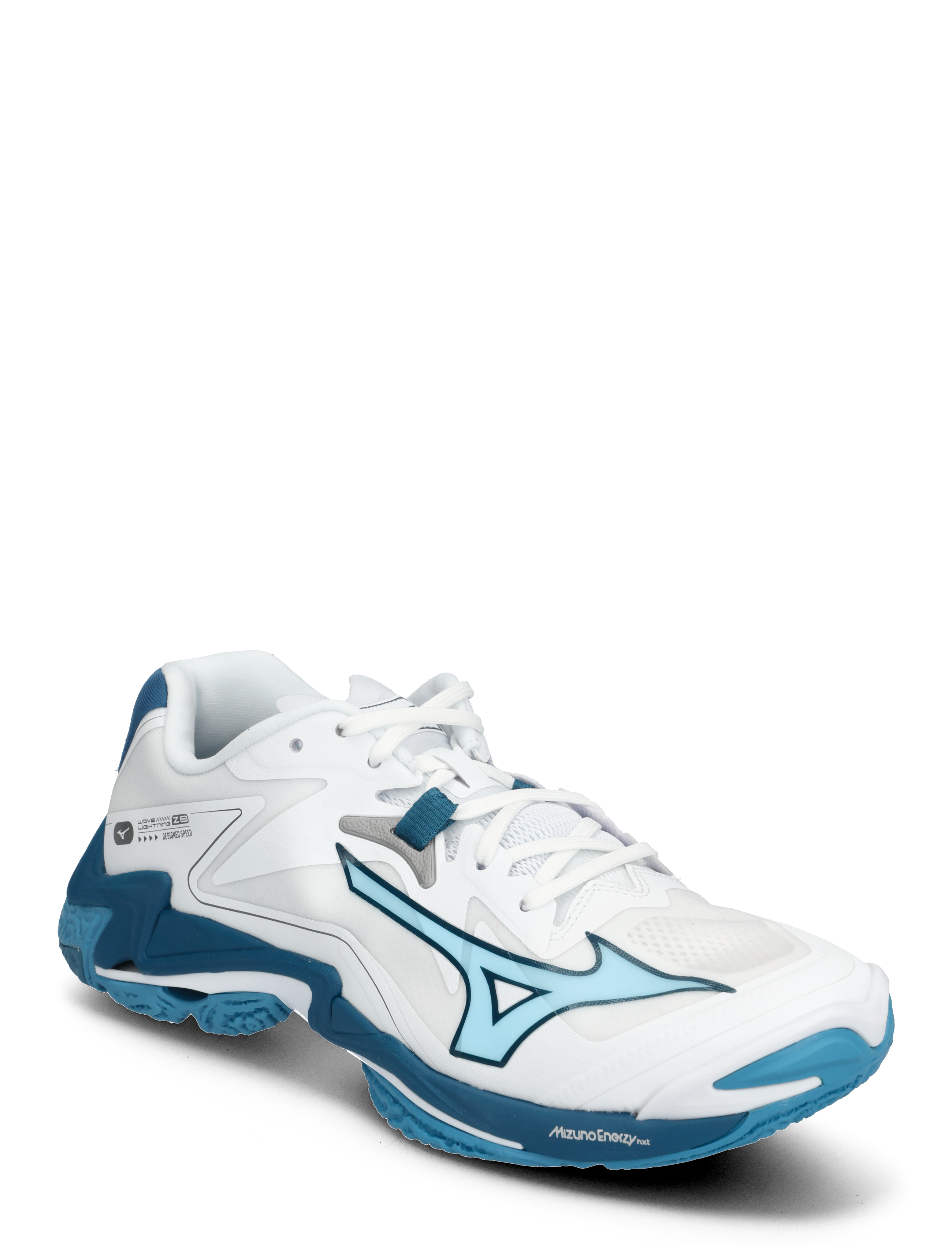 WHITE/MOROCCAN BLUE/SILVER