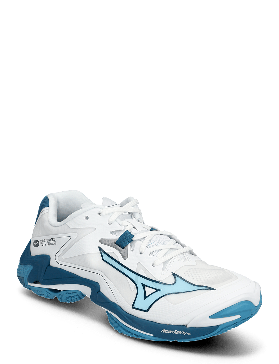 Mizuno - WAVE LIGHTNING Z8(U) - chaussures pour sports d'intérieur - white/moroccan blue/silver - 1