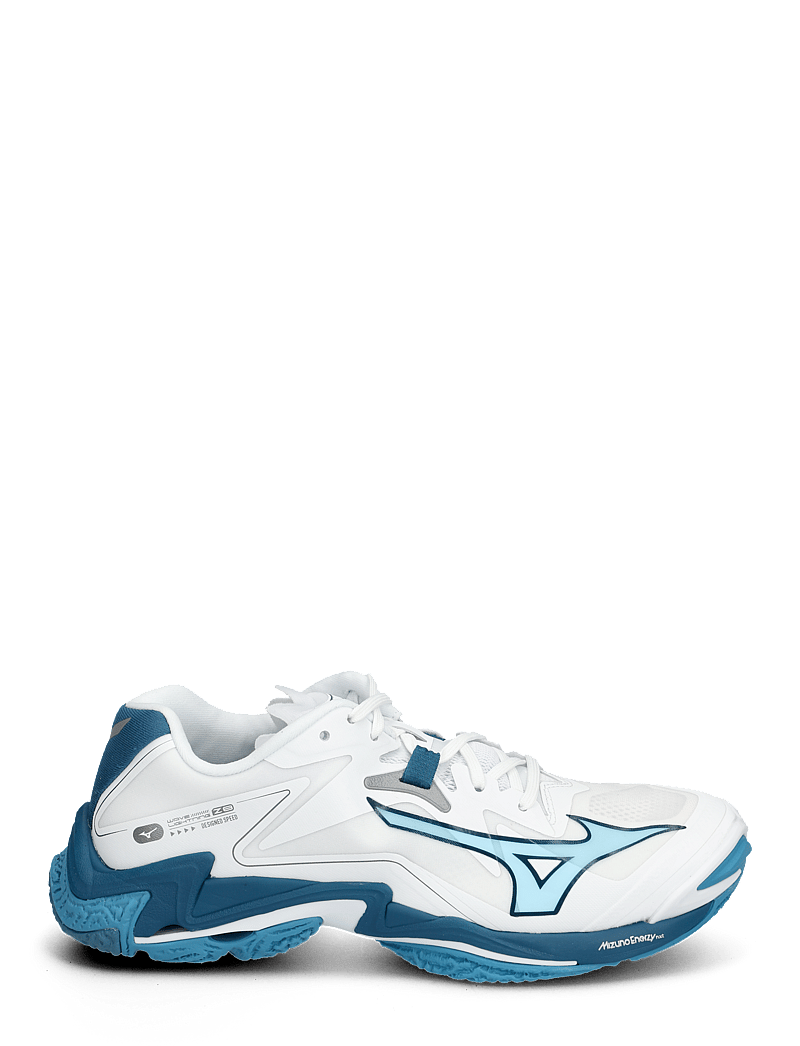 Mizuno - WAVE LIGHTNING Z8(U) - indendørs sportssko - white/moroccan blue/silver - 2