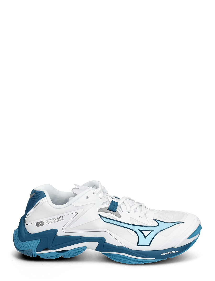 Mizuno - WAVE LIGHTNING Z8(U) - chaussures pour sports d'intérieur - white/moroccan blue/silver - 2