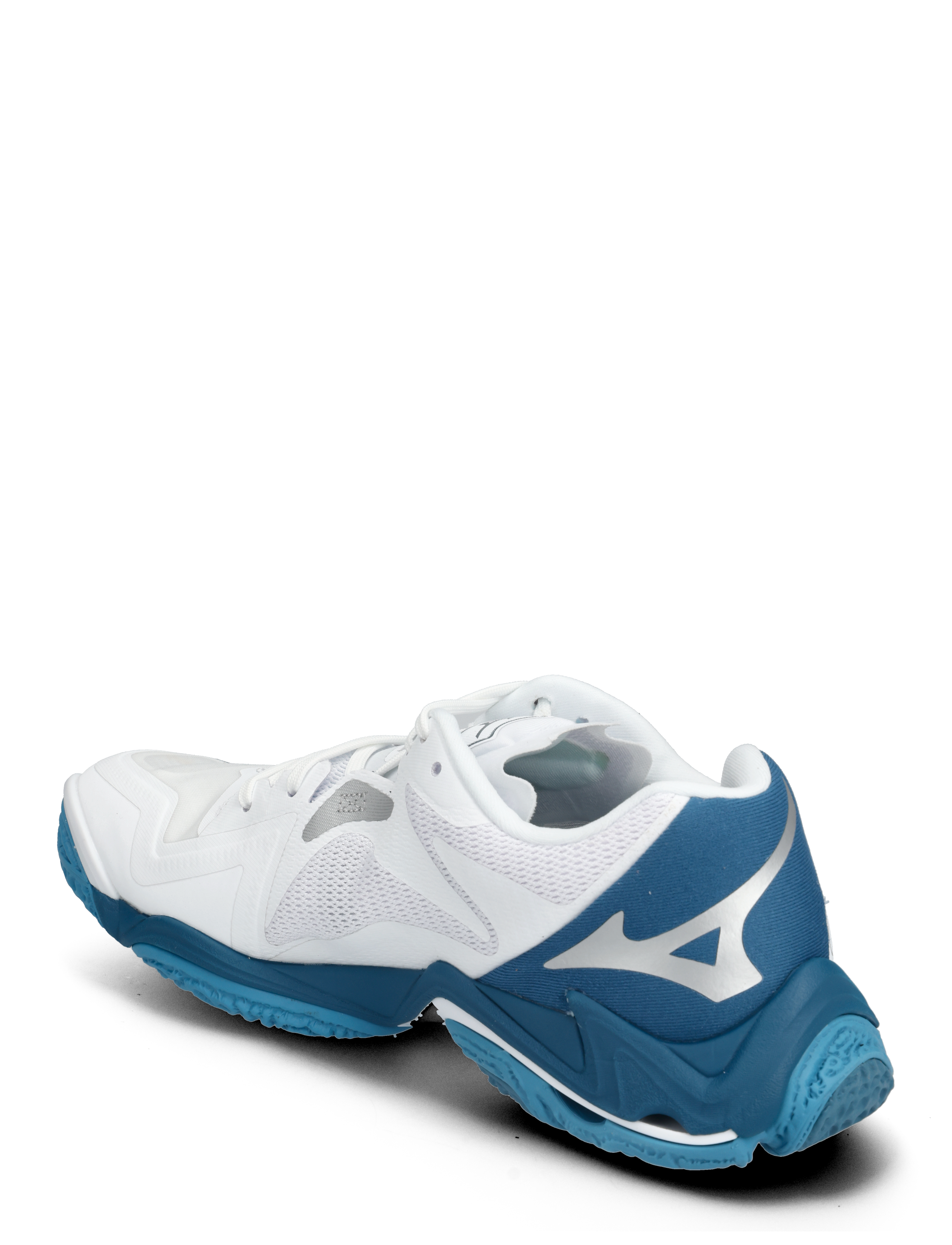 Mizuno - WAVE LIGHTNING Z8(U) - indoor sports shoes - white/moroccan blue/silver - 3
