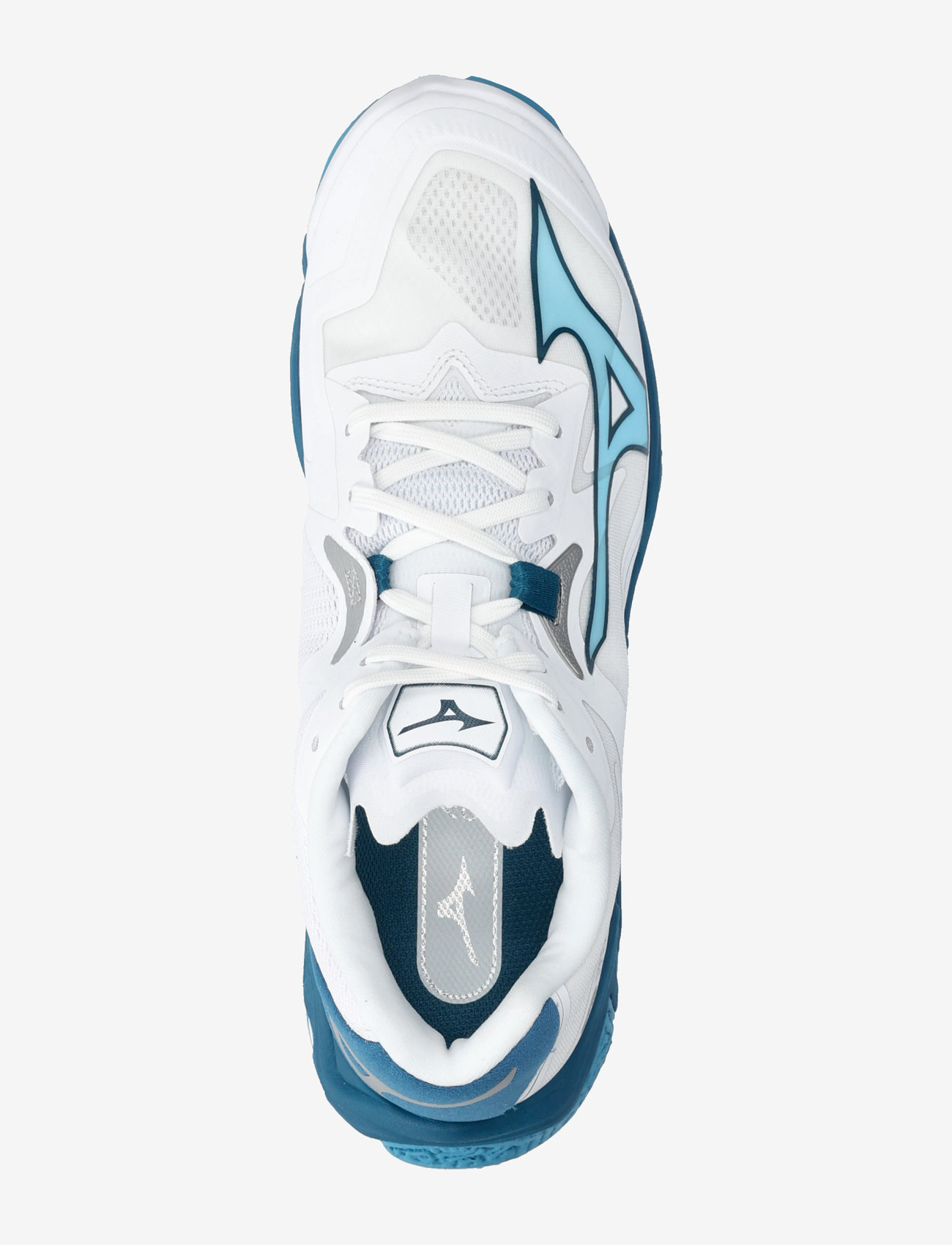 Mizuno - WAVE LIGHTNING Z8(U) - indendørs sportssko - white/moroccan blue/silver - 4