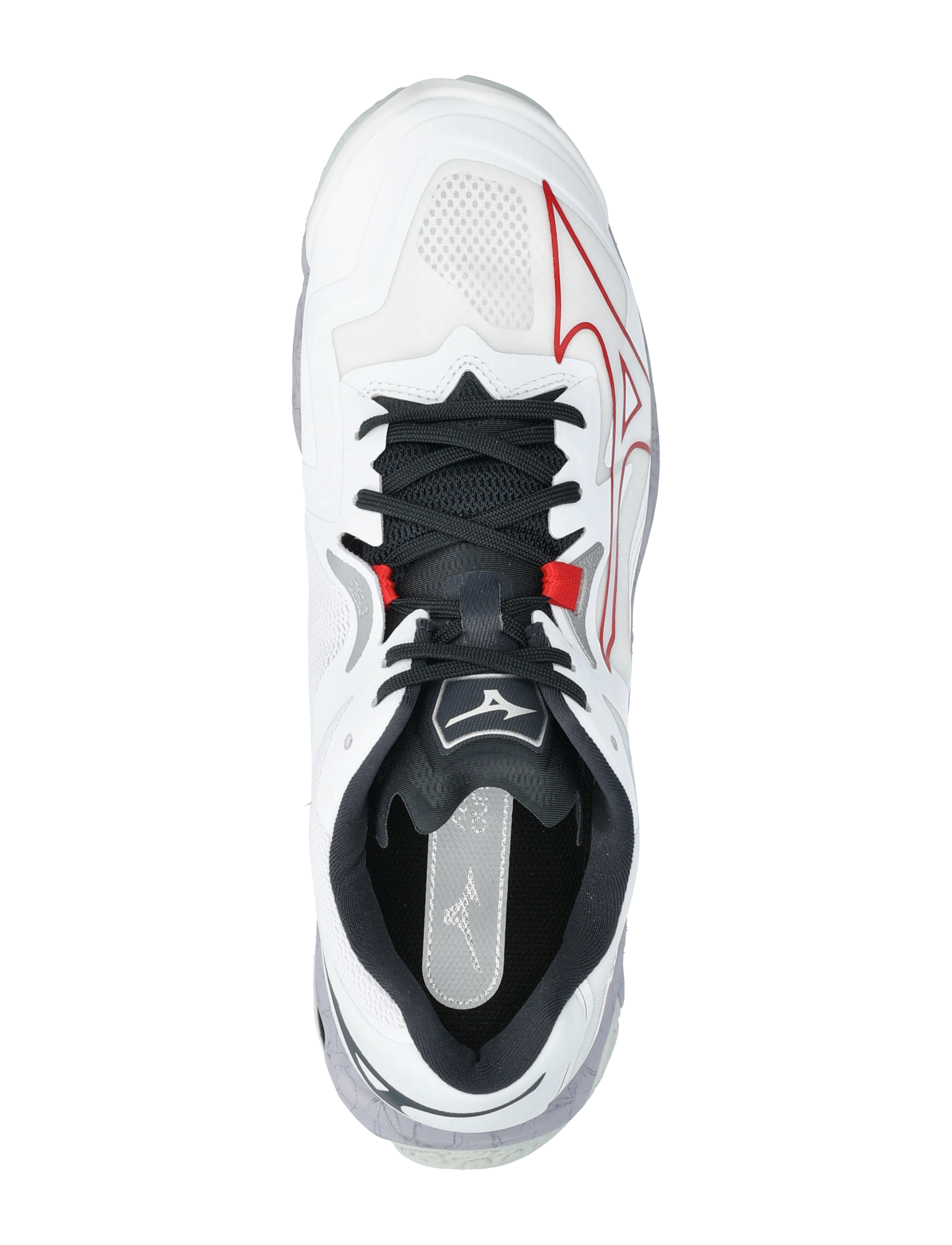 Mizuno - WAVE LIGHTNING Z8(U) - binnensportschoenen - white/salsa/black - 3