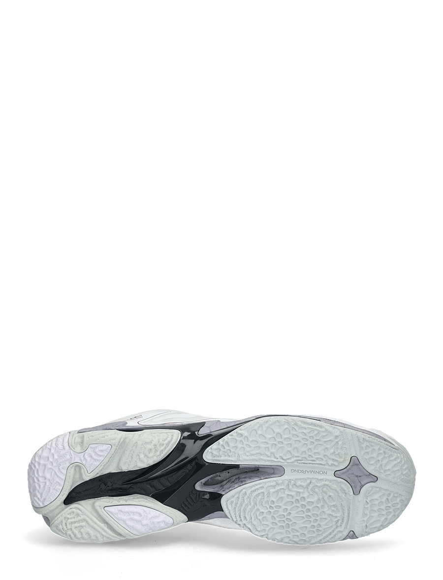 Mizuno - WAVE LIGHTNING Z8(U) - binnensportschoenen - white/salsa/black - 4