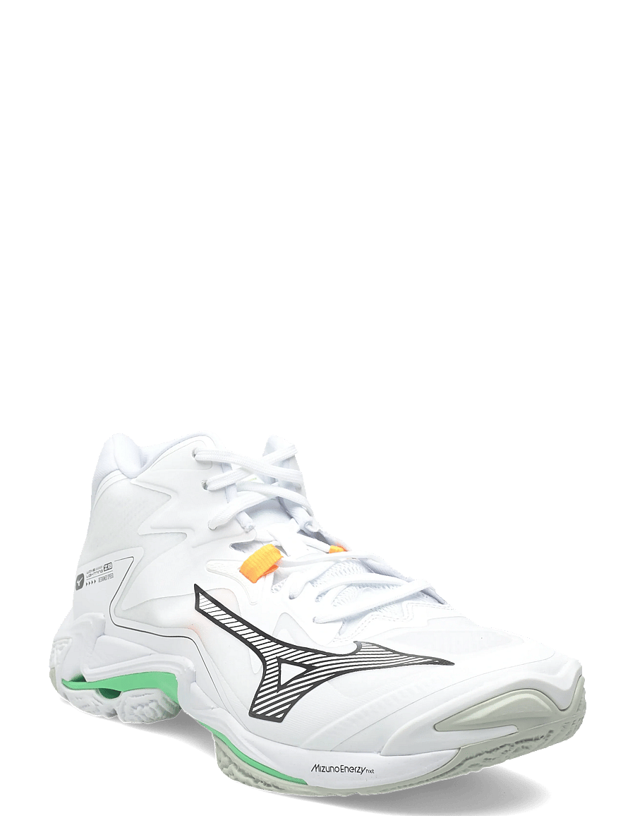 Mizuno - WAVE LIGHTNING Z8 MID(U) - indoor-sportschuhe - white/black/frozen emerald - 0