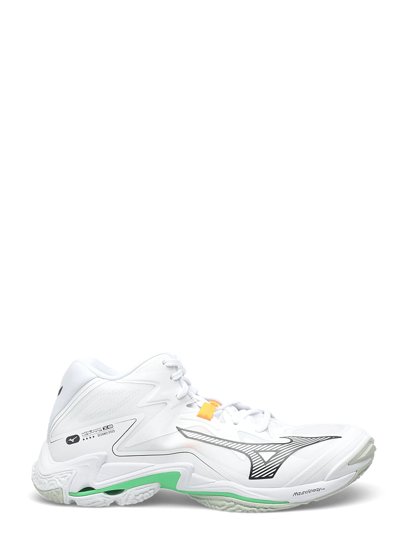 Mizuno - WAVE LIGHTNING Z8 MID(U) - indoor-sportschuhe - white/black/frozen emerald - 1