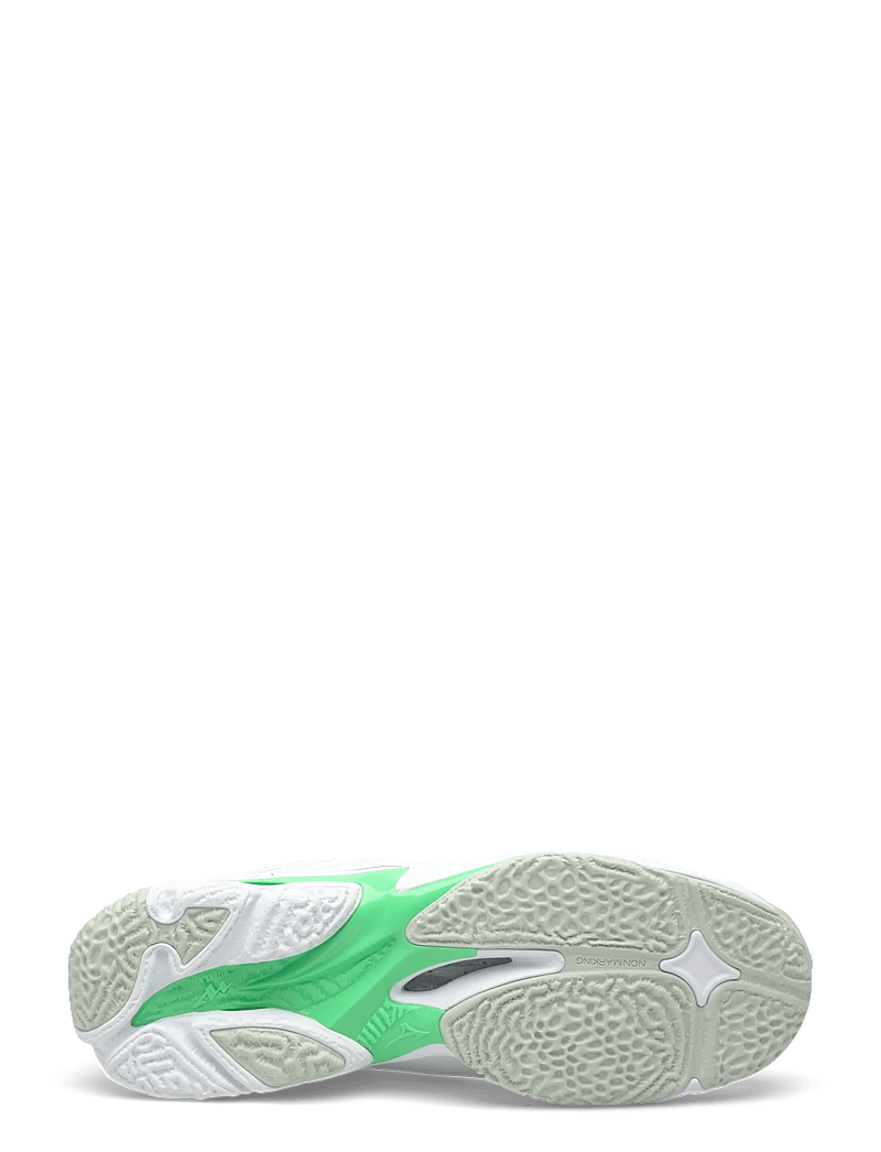 Mizuno - WAVE LIGHTNING Z8 MID(U) - indoor-sportschuhe - white/black/frozen emerald - 4