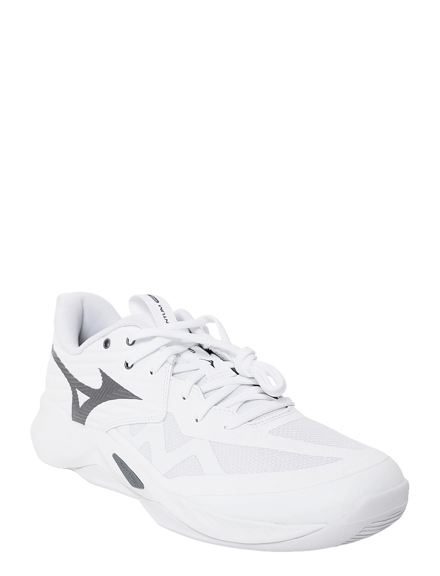 Mizuno - WAVE MOMENTUM PRO(U) - inomhusskor - white/metallic gray/black - 0