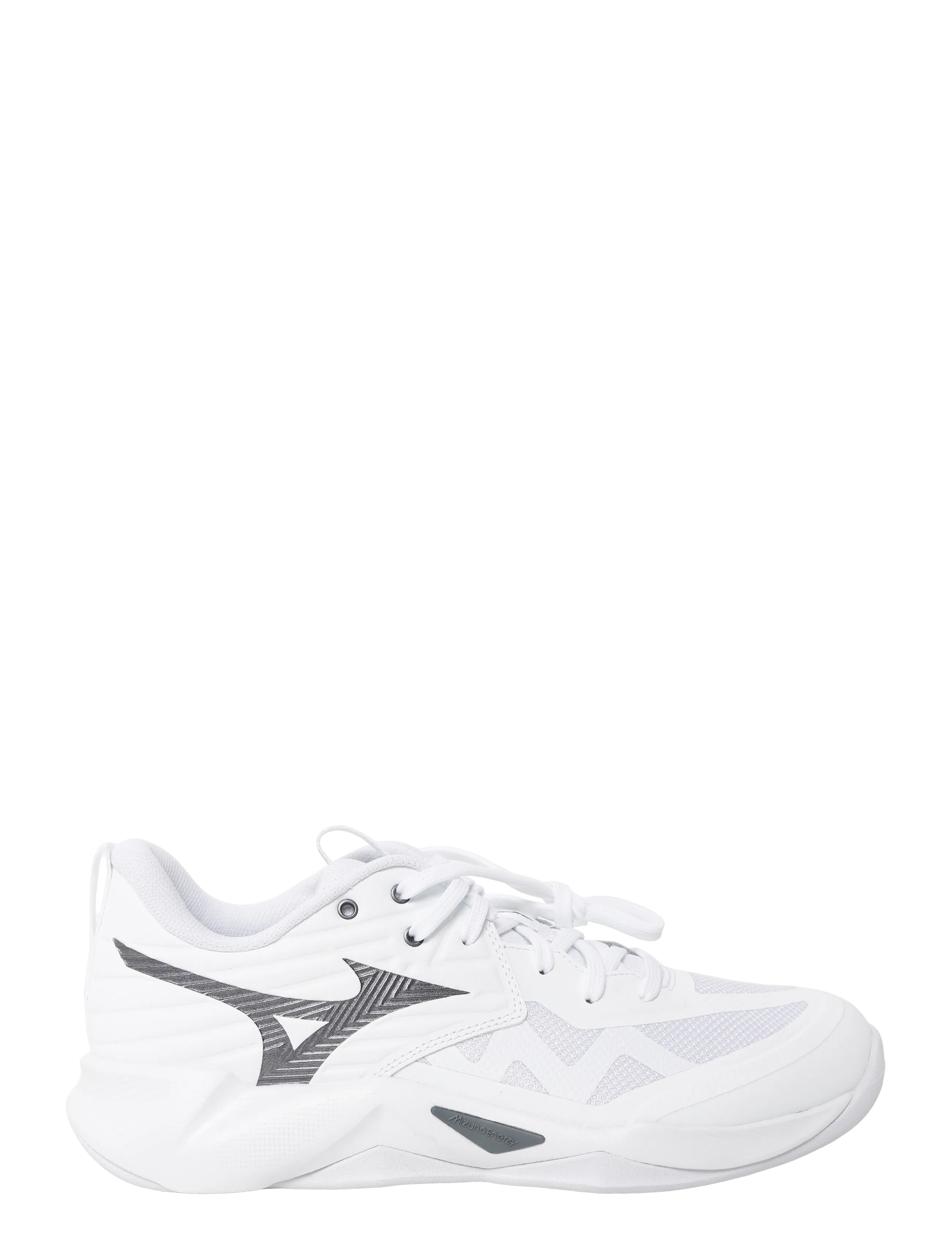 Mizuno - WAVE MOMENTUM PRO(U) - inomhusskor - white/metallic gray/black - 2