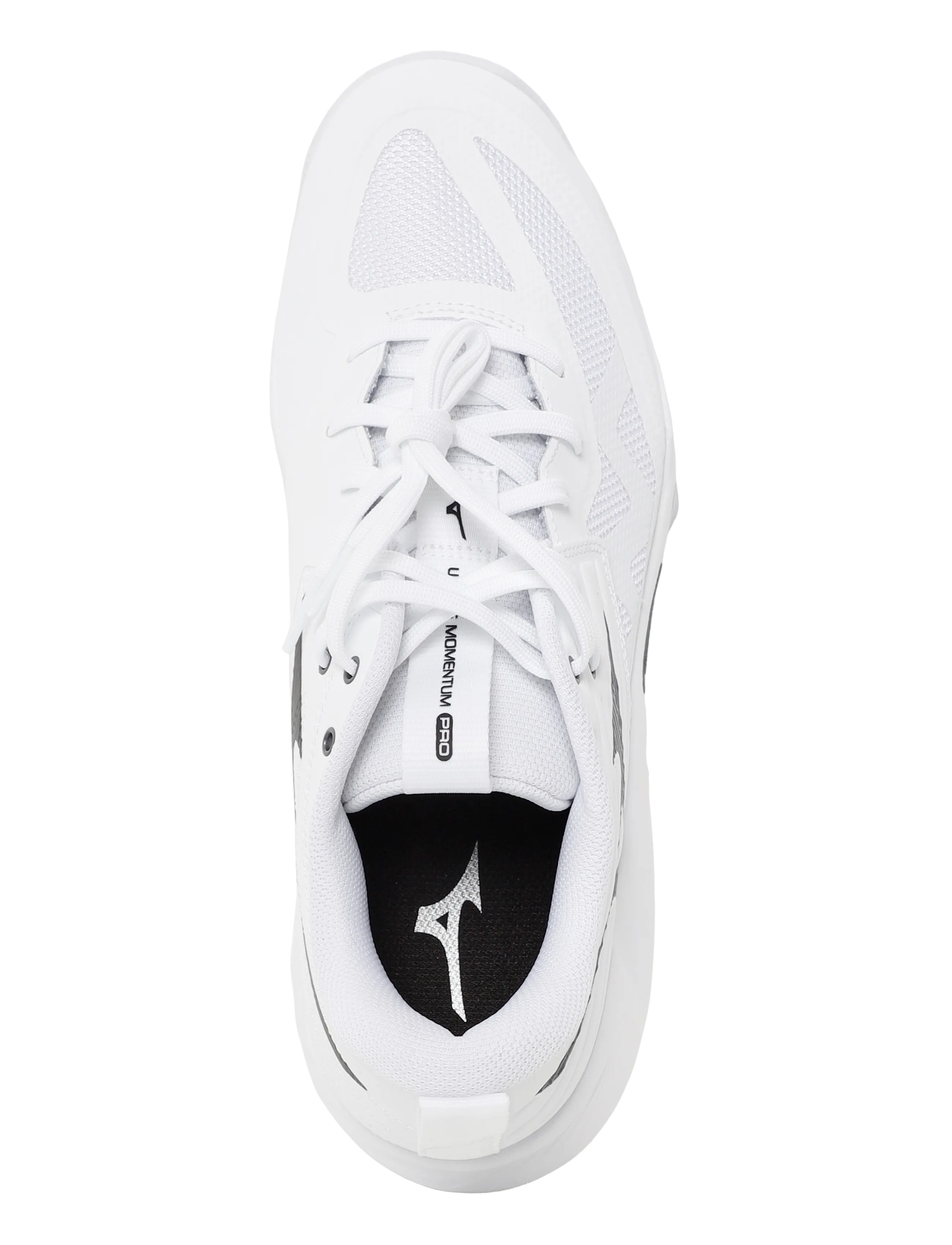 Mizuno - WAVE MOMENTUM PRO(U) - inomhusskor - white/metallic gray/black - 3