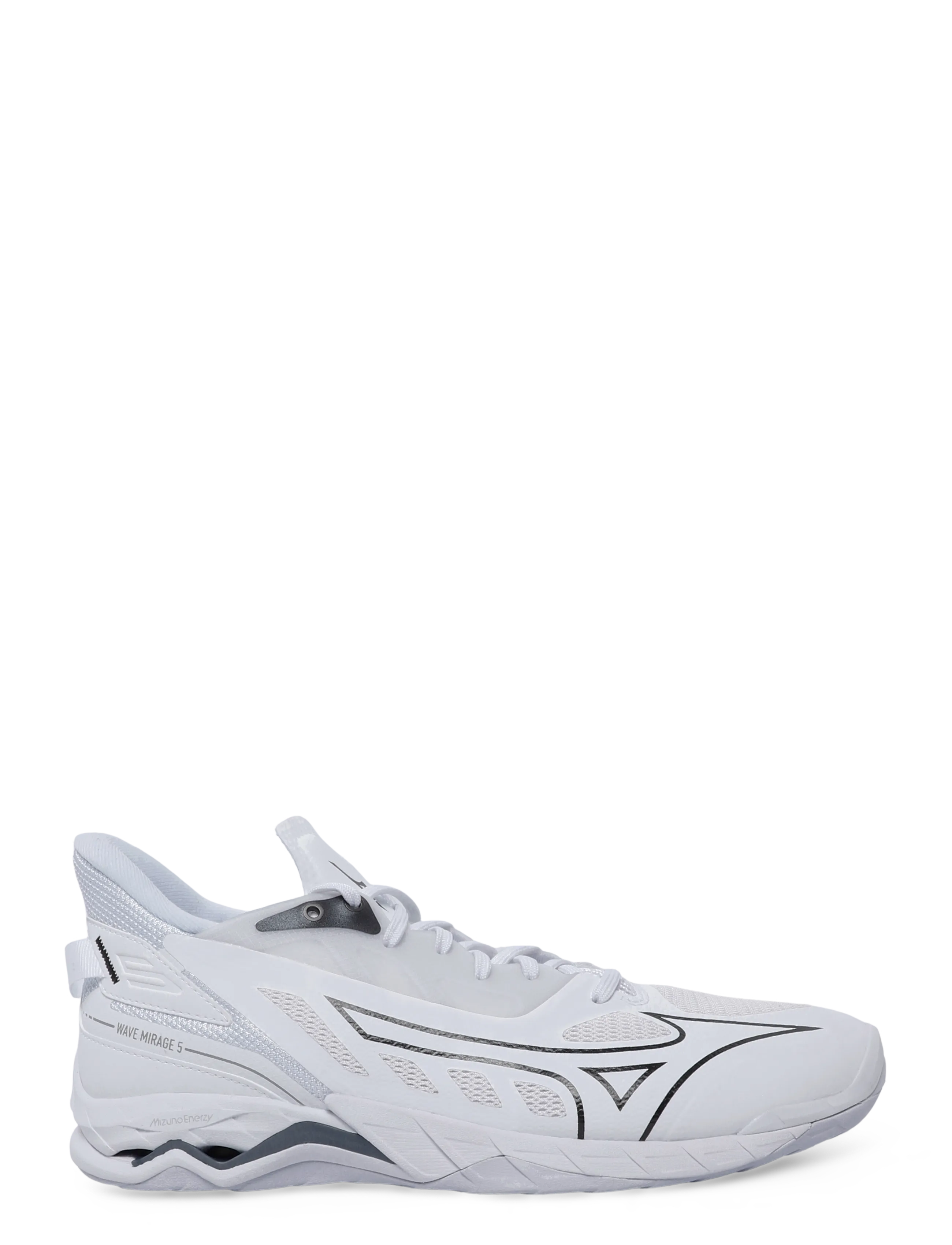 Mizuno - WAVE LIGHTNING ELITE(U) - siseruumide spordijalatsid - white/ultimate gray/black - 2