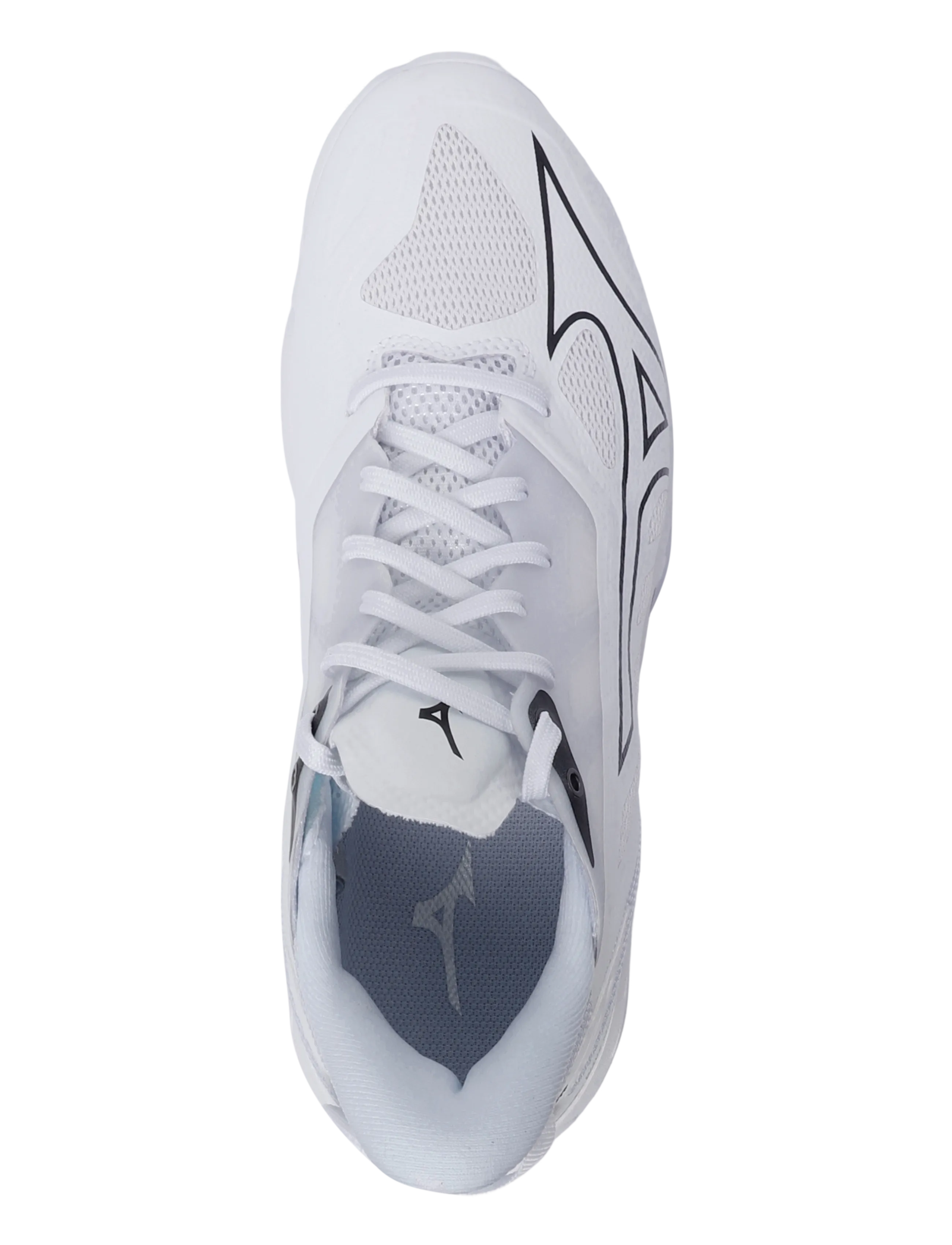 Mizuno - WAVE LIGHTNING ELITE(U) - siseruumide spordijalatsid - white/ultimate gray/black - 3