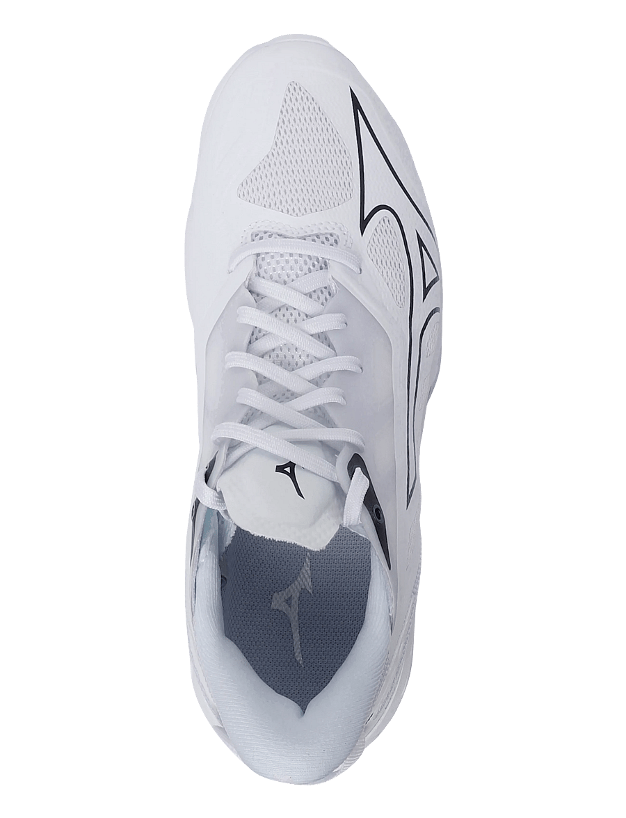 Mizuno - WAVE LIGHTNING ELITE(U) - siseruumide spordijalatsid - white/ultimate gray/black - 3