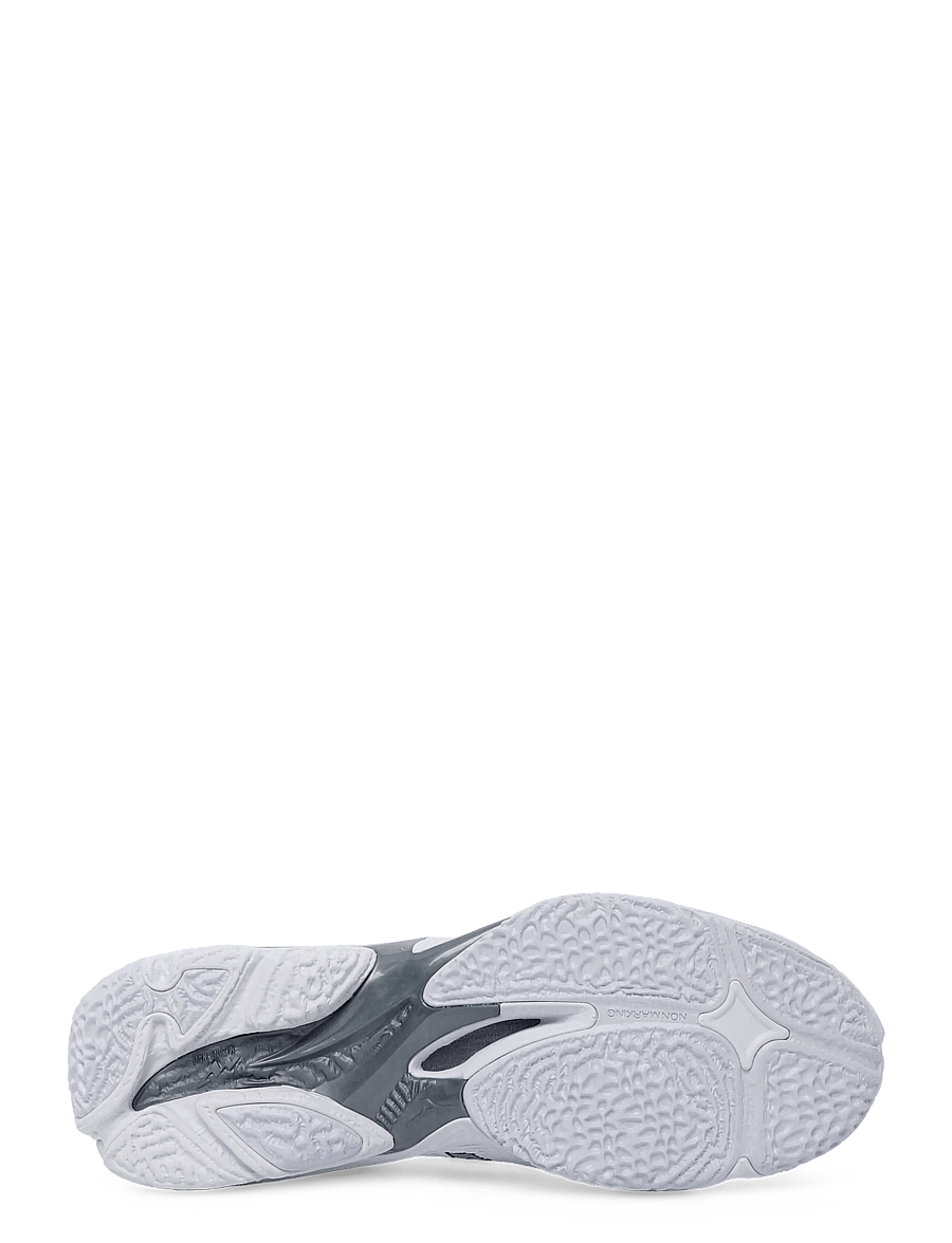 Mizuno - WAVE LIGHTNING ELITE(U) - siseruumide spordijalatsid - white/ultimate gray/black - 4