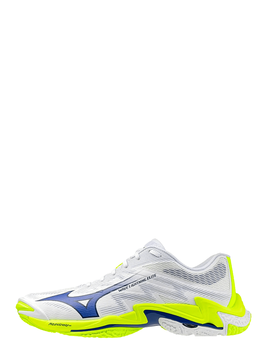 Mizuno - WAVE LIGHTNING ELITE(U) - iekštelpu sporta apavi - white/lightning yellow/dazzling blue - 0