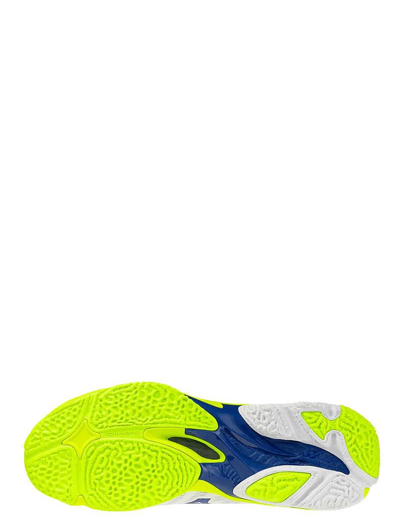 Mizuno - WAVE LIGHTNING ELITE(U) - inomhusskor - white/lightning yellow/dazzling blue - 1