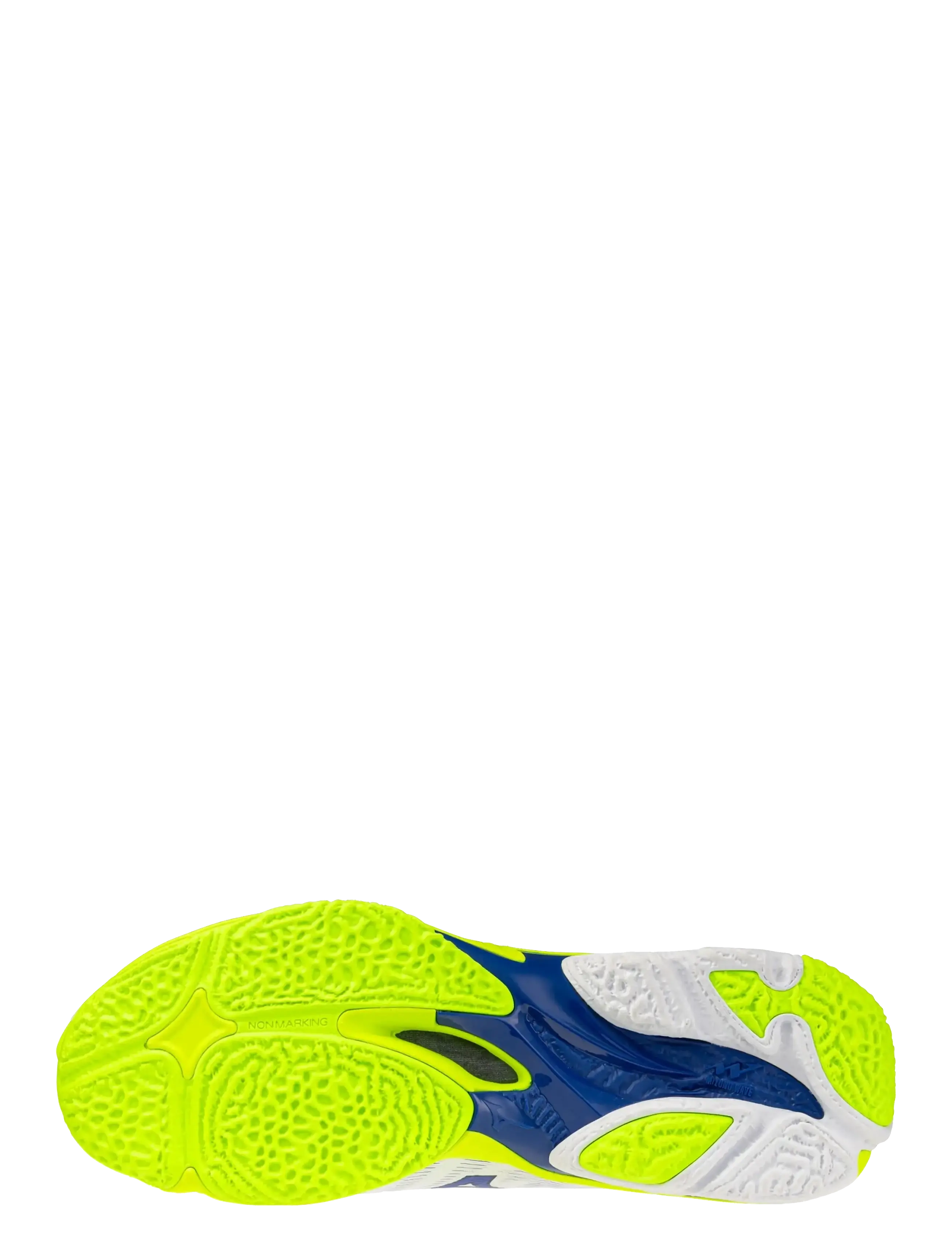 Mizuno - WAVE LIGHTNING ELITE(U) - iekštelpu sporta apavi - white/lightning yellow/dazzling blue - 1