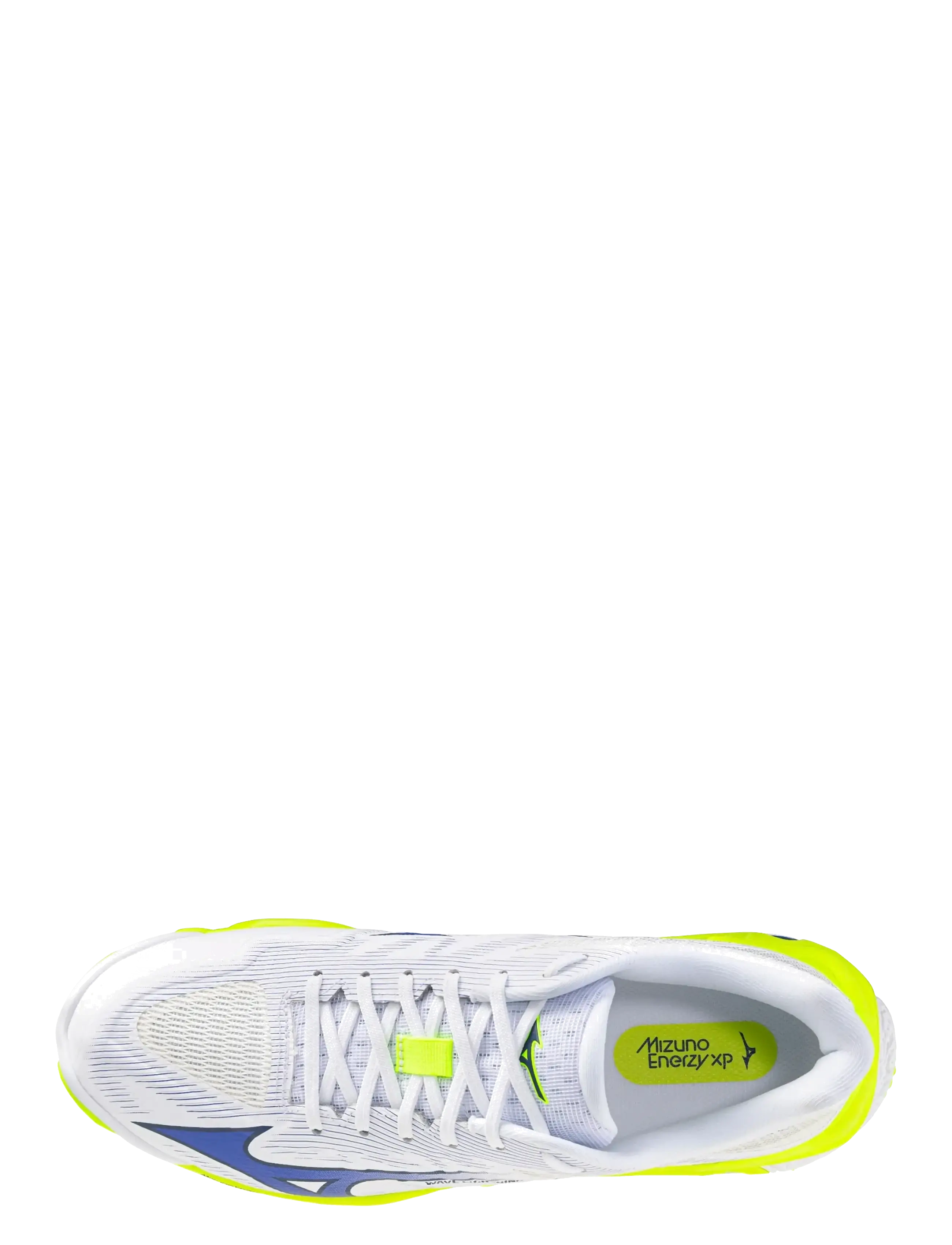 Mizuno - WAVE LIGHTNING ELITE(U) - iekštelpu sporta apavi - white/lightning yellow/dazzling blue - 2