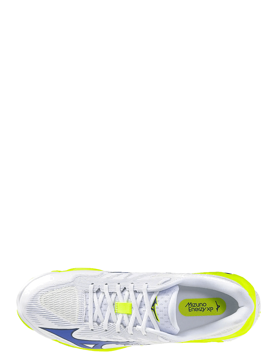 Mizuno - WAVE LIGHTNING ELITE(U) - iekštelpu sporta apavi - white/lightning yellow/dazzling blue - 2