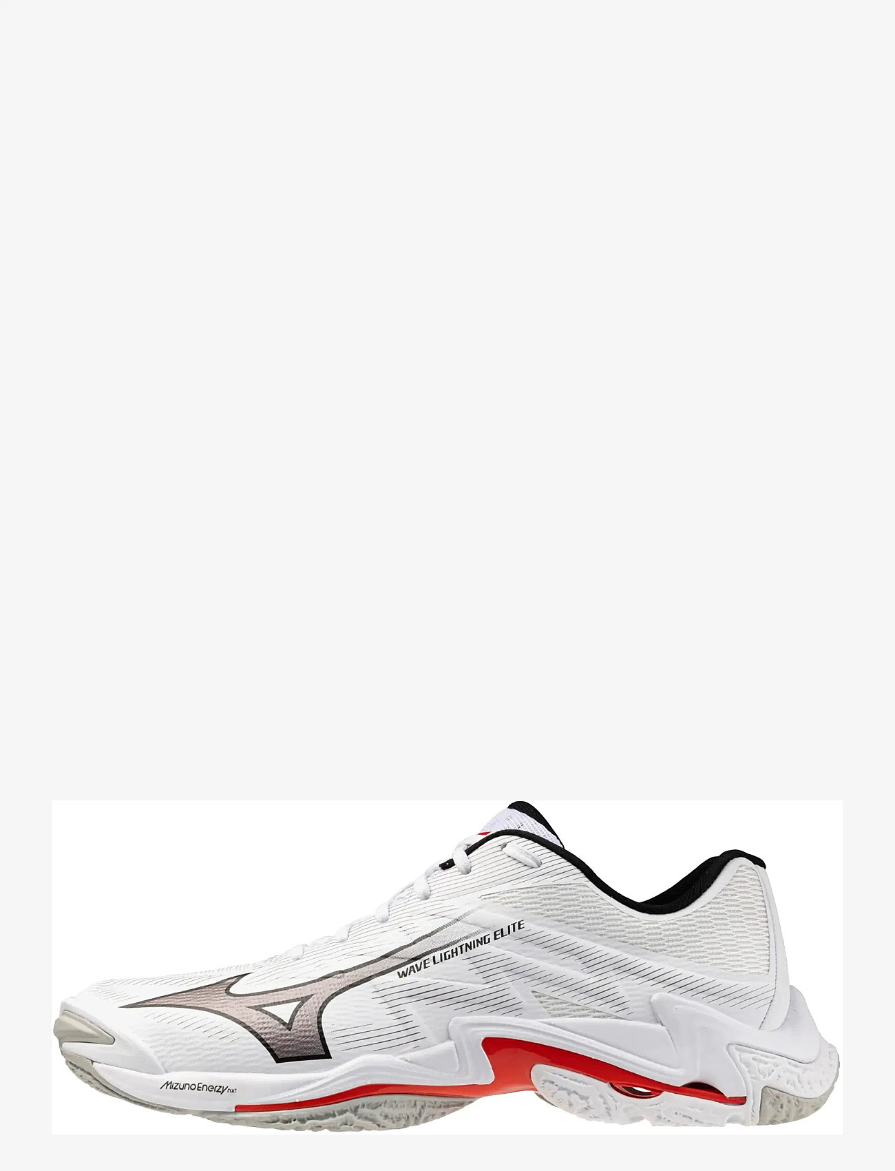 Mizuno - WAVE LIGHTNING ELITE(U) - inomhusskor - white/black/fiery red - 0
